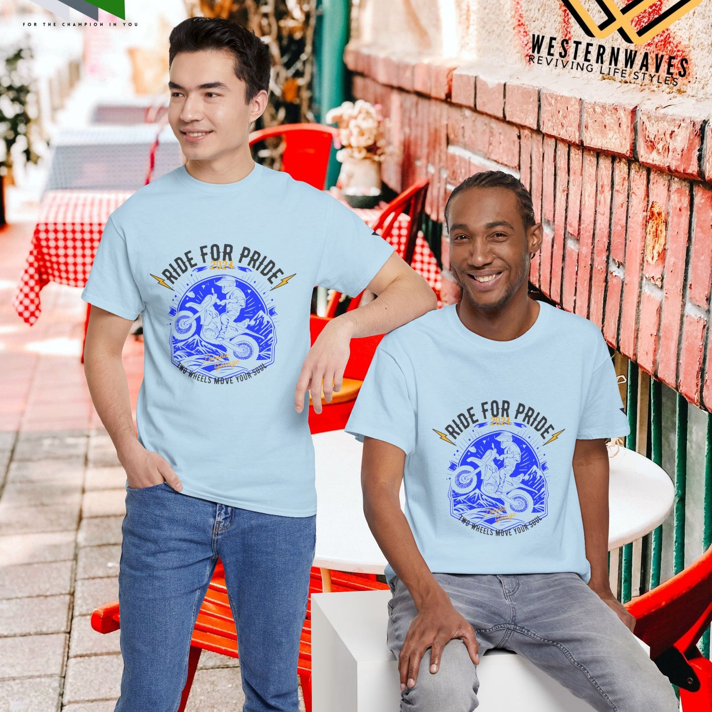 Unisex Heavy Cotton Tee_ Crafted from premium 100% cotton_ N3+ Series UHCT PT2WV004_ Limited Edition by WesternWaves: