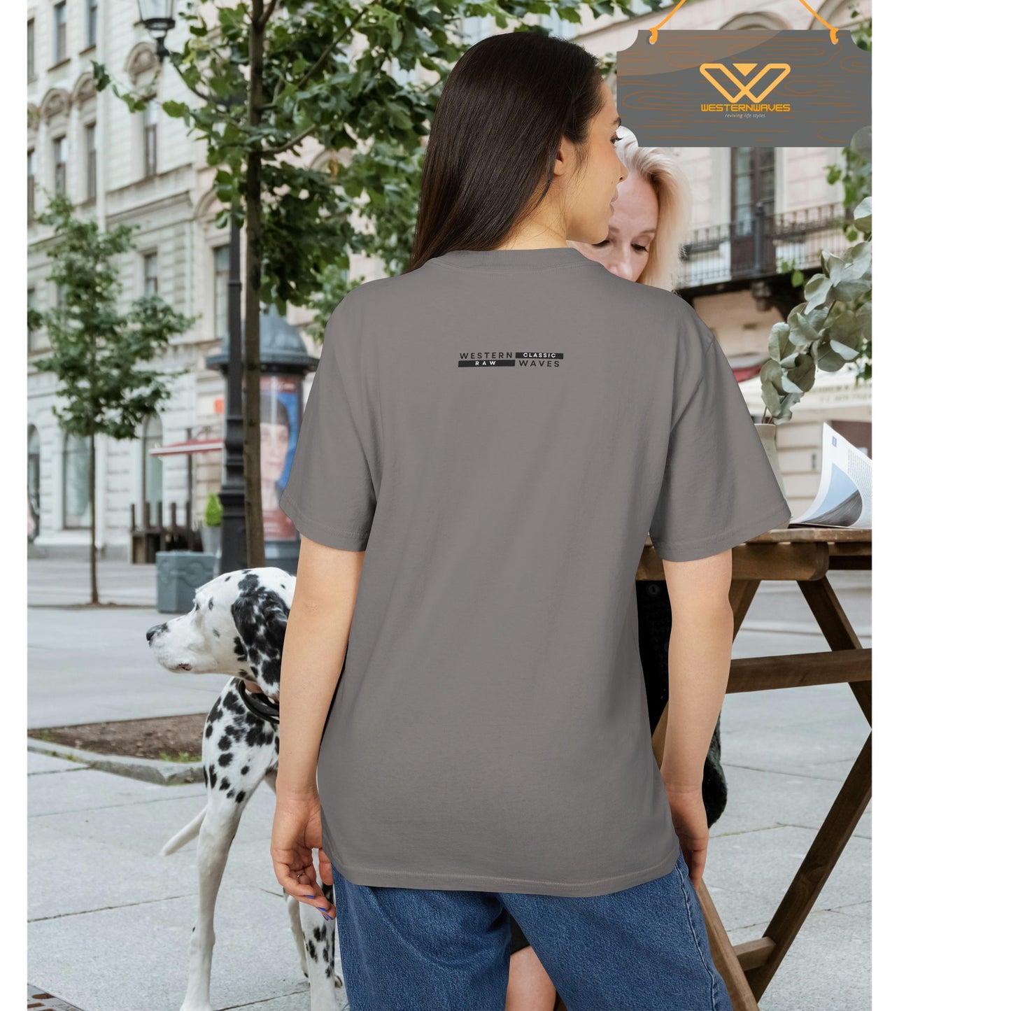 Unisex Heavy Faded Tee_ N7* Series USHFTEE PT2WW015_ Limited Edition Heavy Faded Tee by WesternWaves: