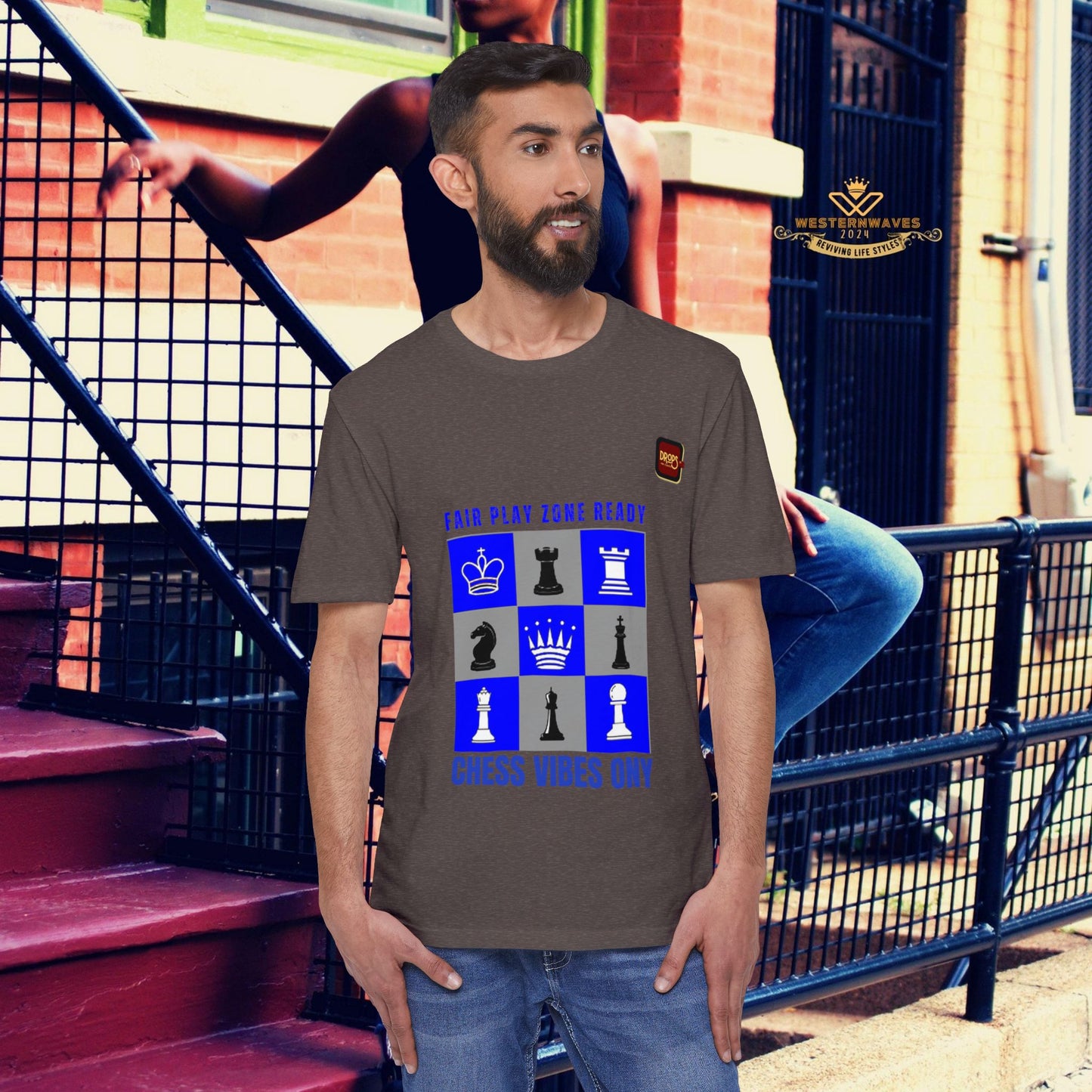 Unisex District® Re-Tee®_ N Series USDRR_ PT2WW001_ Sustainable Style by WesternWaves: