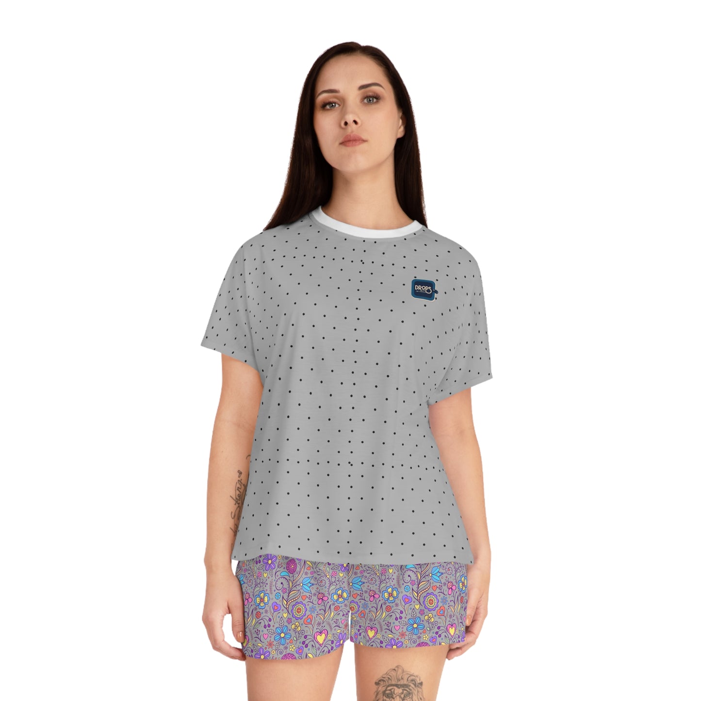 Women's Short Pajama Set (AOP)_ N Series WSPSET(AOP) PT2WW003_ Limited Edition Chic Comfort by WesternWaves: