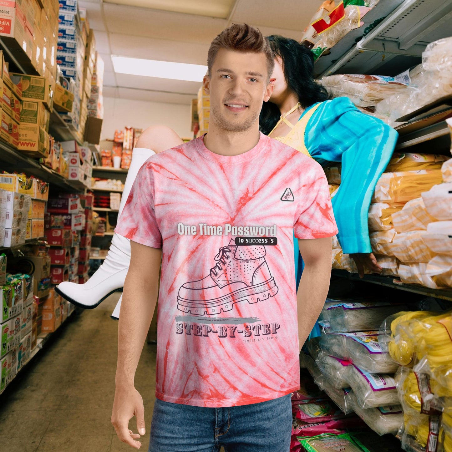 Tie-Dye Tee, Cyclone_ N2 Series T&DTEE PT2WW001_ Retro Style Limited Edition by WesternWaves: