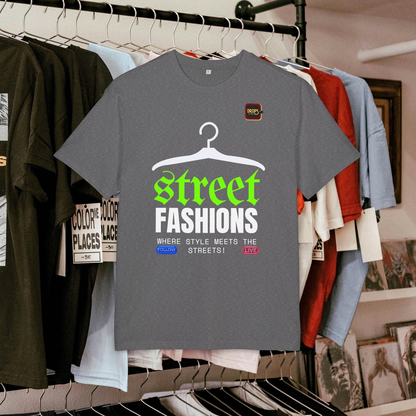 Unisex Oversized Tee_ N6+ Series USOSTEE PT2WW003_ Limited Edition by WesternWaves: