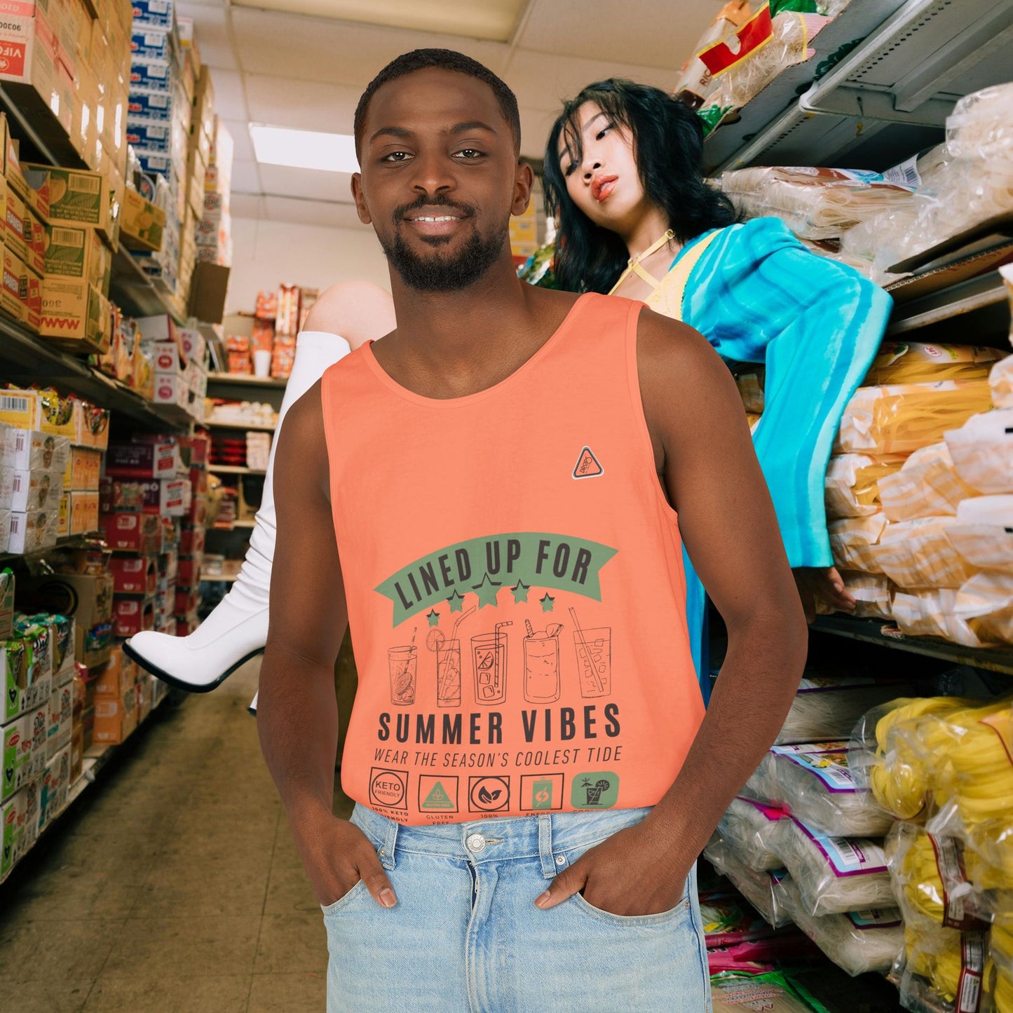 Unisex Garment-Dyed Tank Top_ Series N7* USDYEDTTOPS PT2WW001_ Limited Edition by WesternWaves: