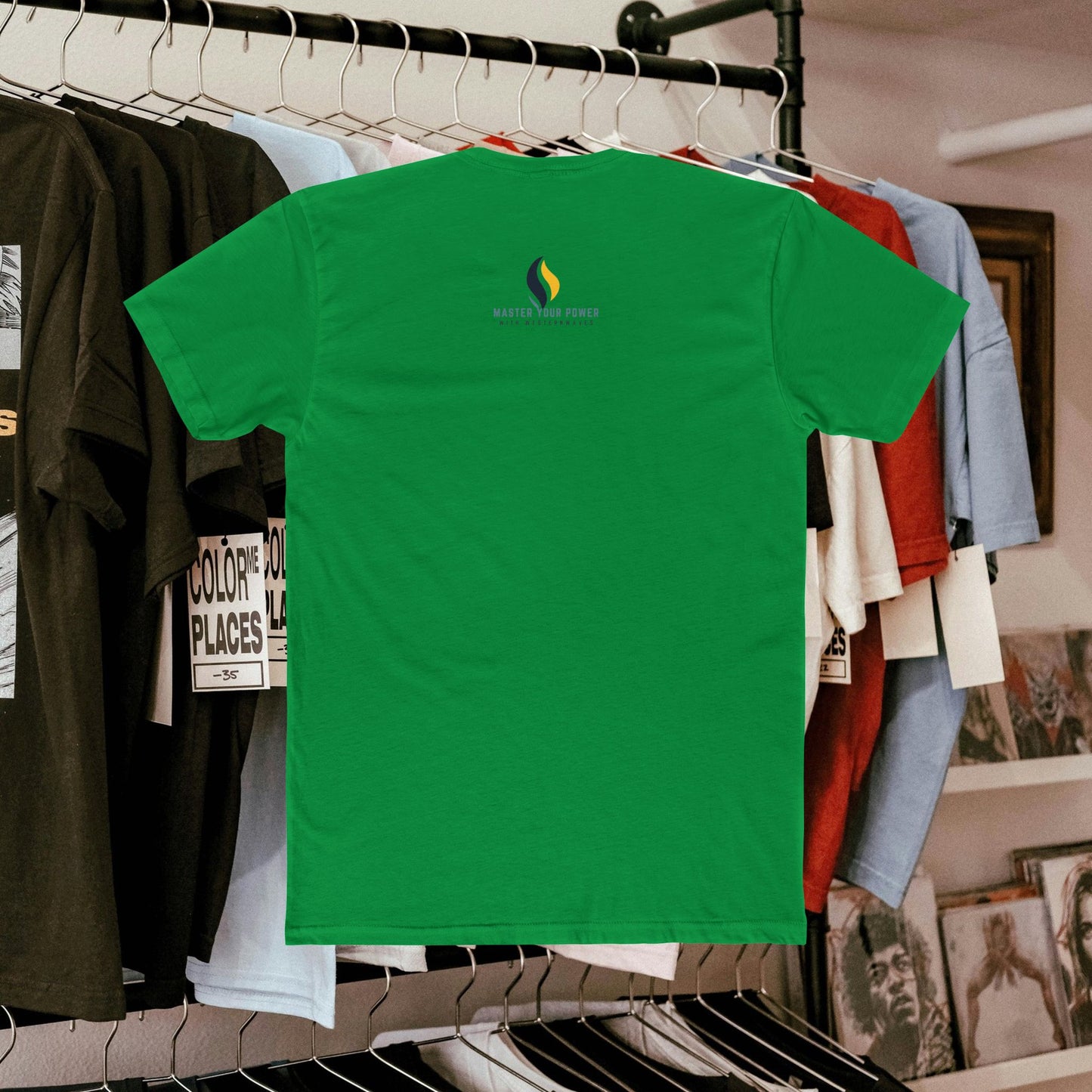 Unisex Cotton Crew Tee_ N3+ Series USCCTEE PT2WW003_ Limited Edition Workout & Everyday Routine Pleasure by WestenWaves: