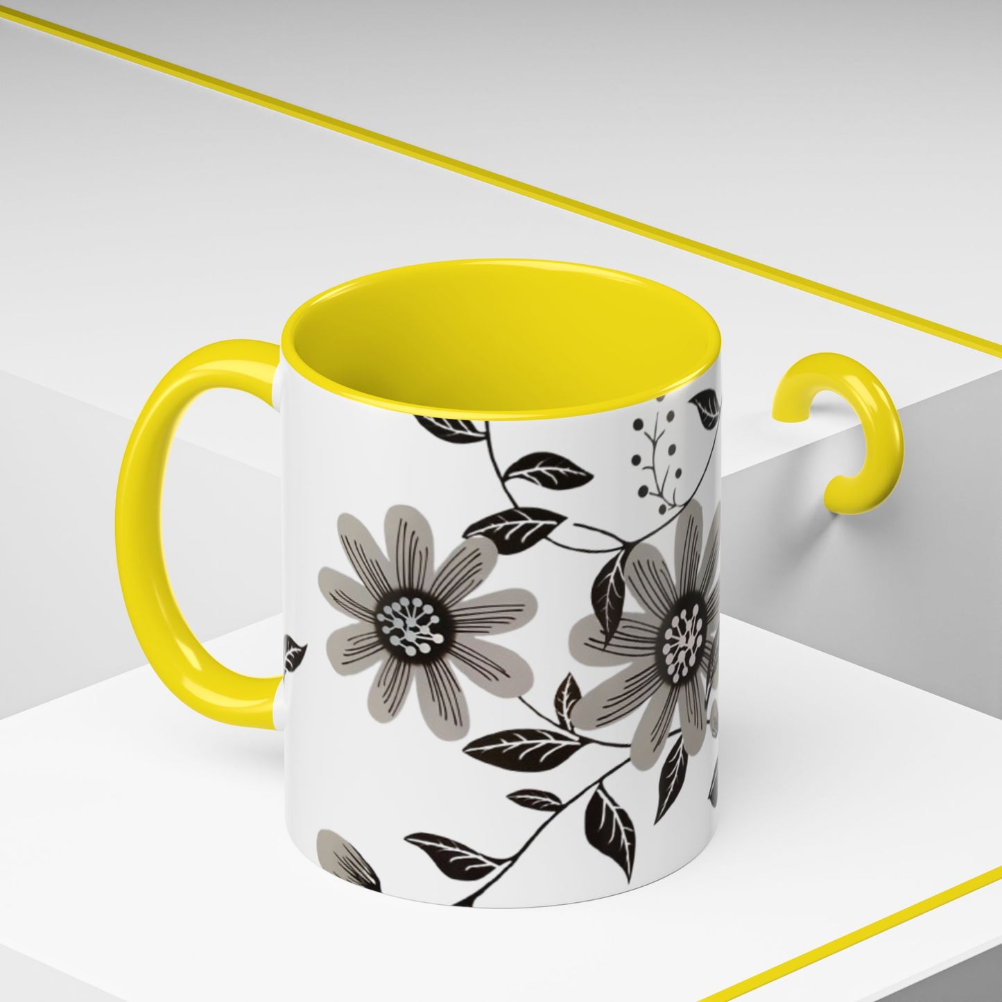 Accent Coffee Mug 11, 15oz_ N3+ Series ACM11OZ PT2WW015_ Limited Edition Perfect Blend of Style by WesternWaves:
