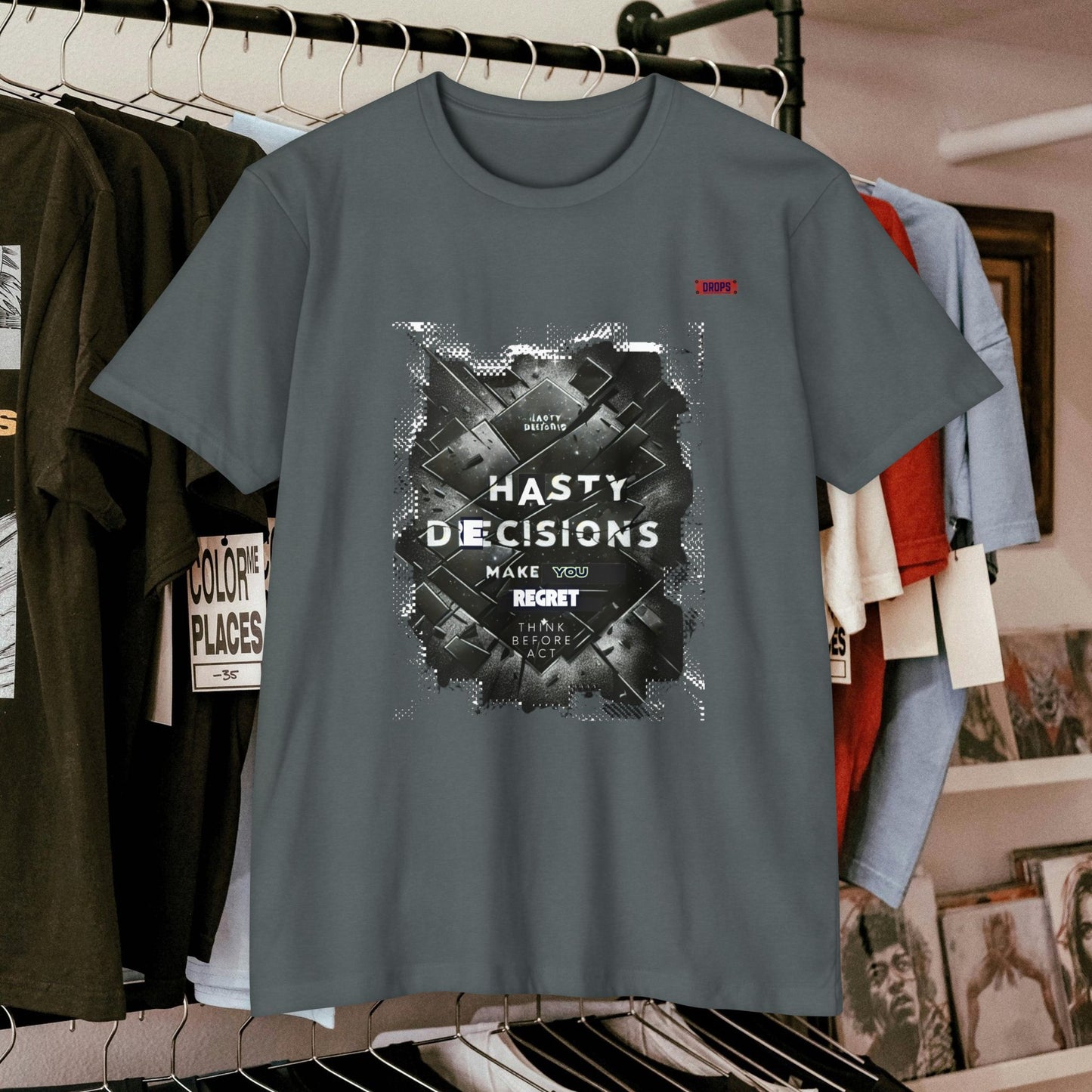 Unisex CVC Jersey T-shirt_ N8+ Series USCVCJTS PT2WW001_ Limited Edition CVC T-shirt by WesternWaves:
