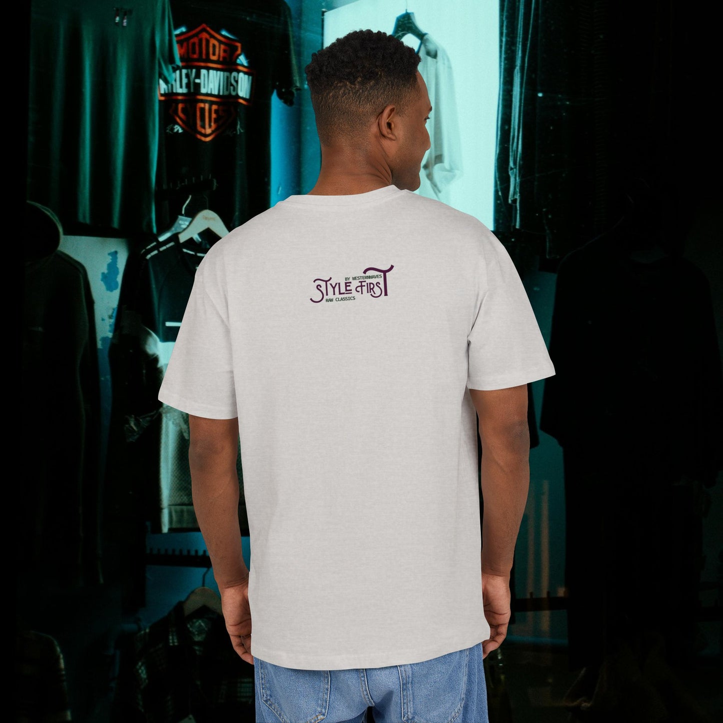 Unisex Heavy Oversize Tee_ N3+ Series USHBOZTEE Pt2WW001_ Limited Edition Oversized Tees by WesternWaves: