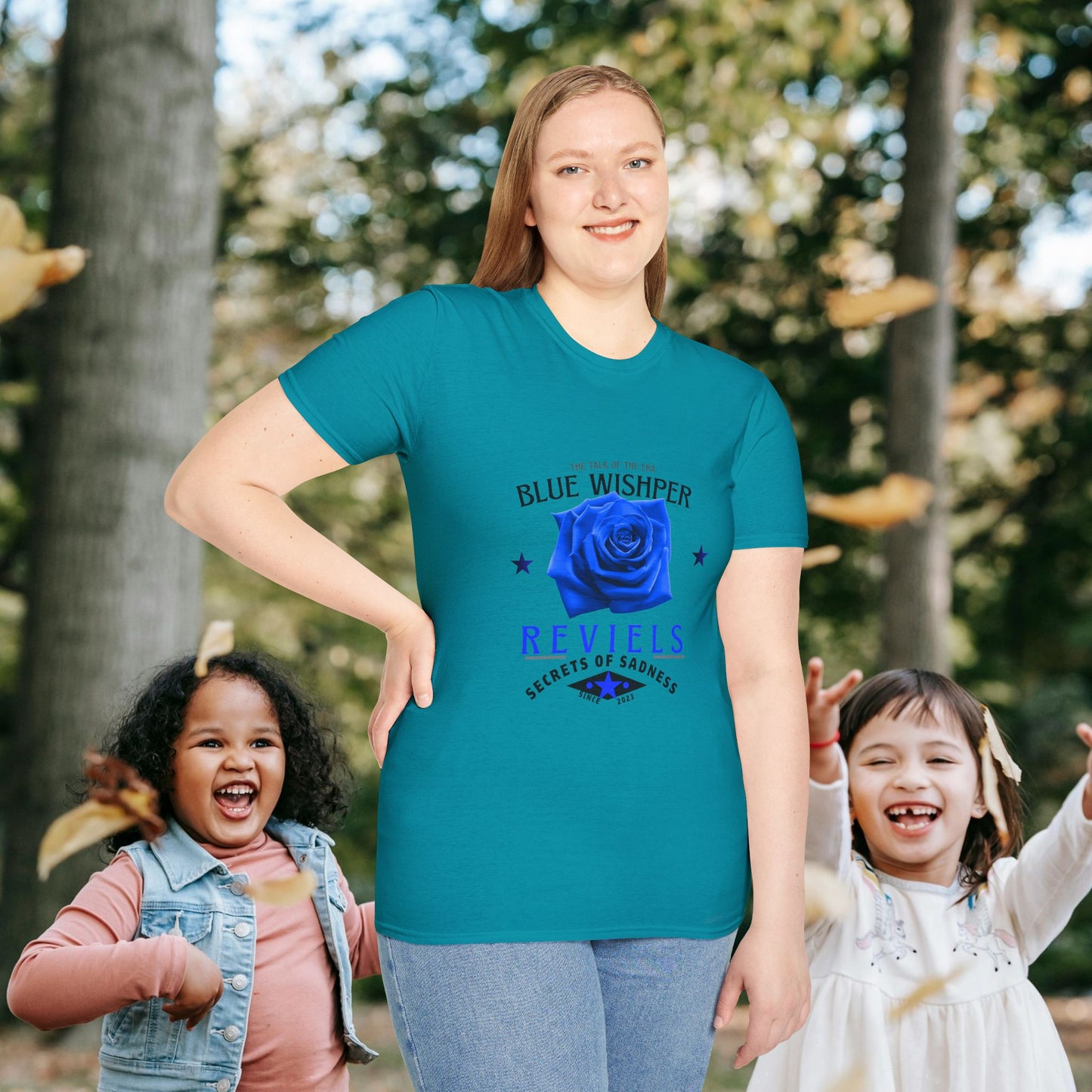 Unisex Softstyle T-Shirt_ N3+ Series USSTS FT2WW005_ Limited Edition Redefines & Relaxation by WesternWaves: