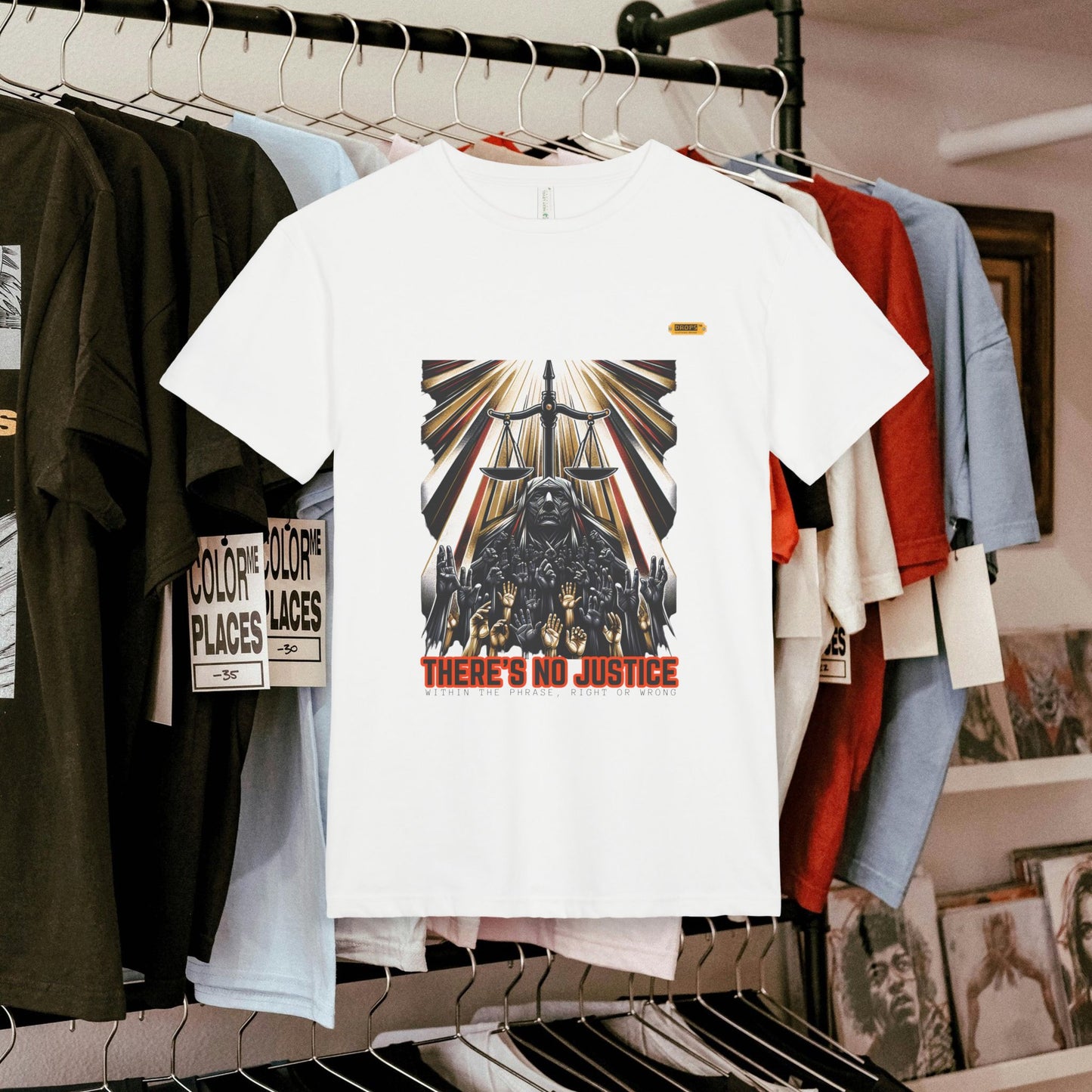 Unisex Sueded T-Shirt_ N8* Series USSTSHIRT_ Limited Edition Casual Elegance by WesternWaves: