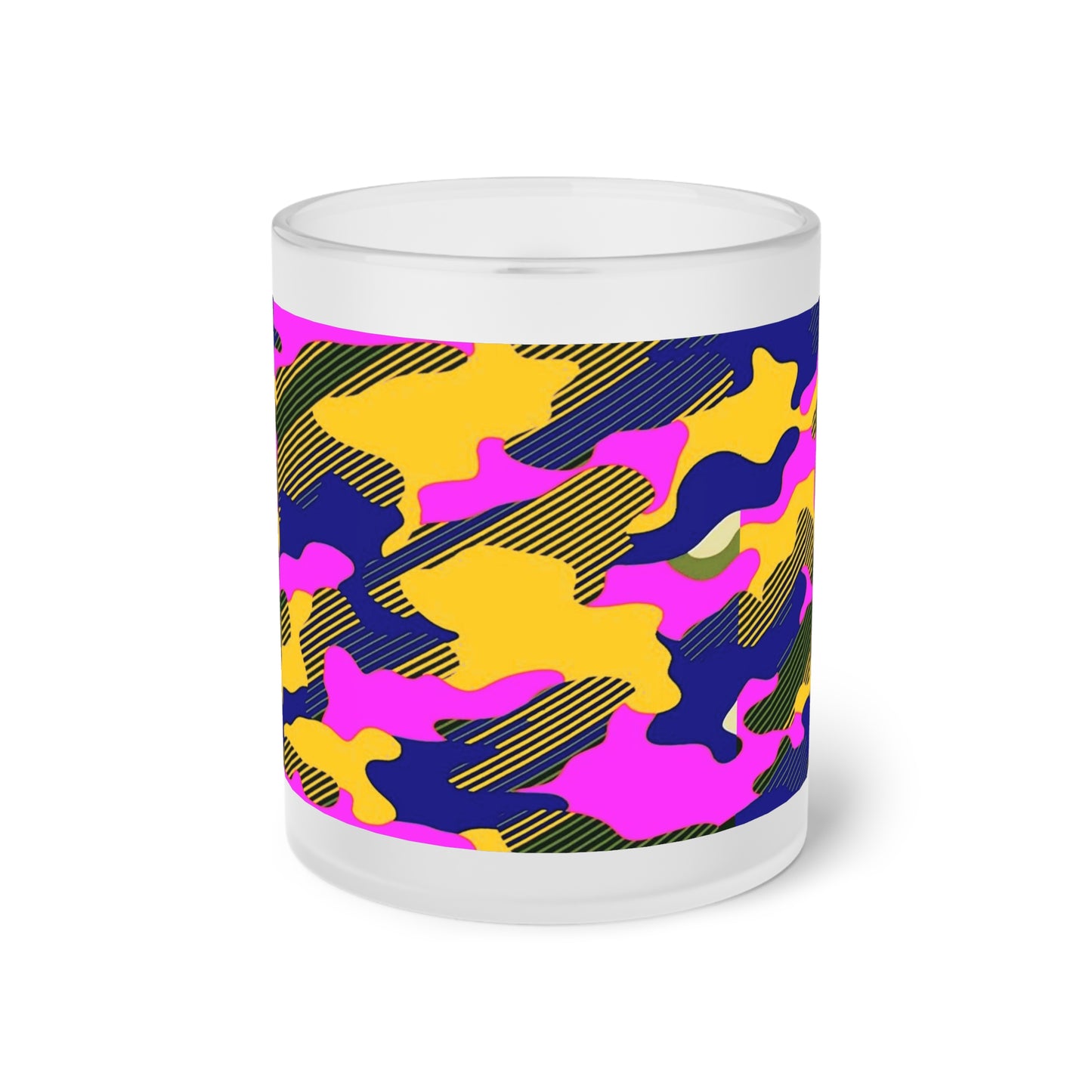Frosted Glass Mug_ N+ Series FGM PT2WW014_ Limited Edition product by WesternWaves