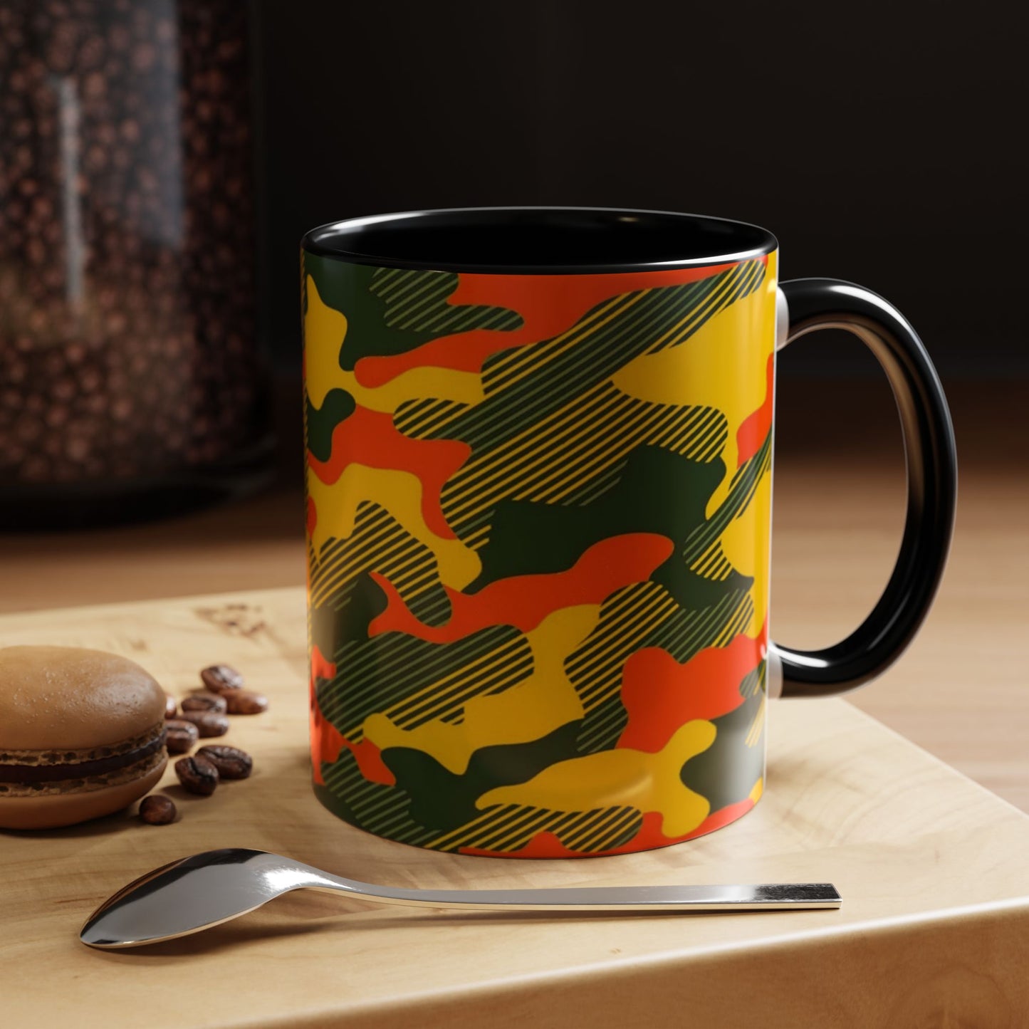 Accent Coffee Mug 11oz, 15 oz_ N2 Series ACM11OZ PT2WW001_ Vibrant Limited Edition Design by WesternWawes