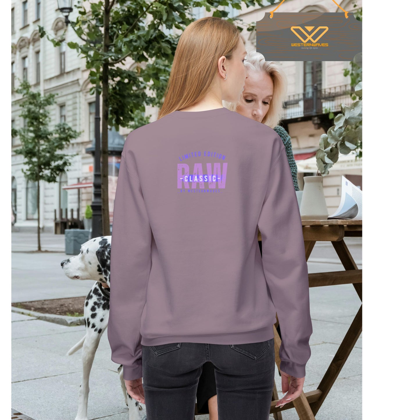 Softstyle Fleece Sweatshirt - N3+ Series SSFSS PT2WW001_ Limited Edition Cozy, Eco-Friendly, Unisex product by WesternWaves: