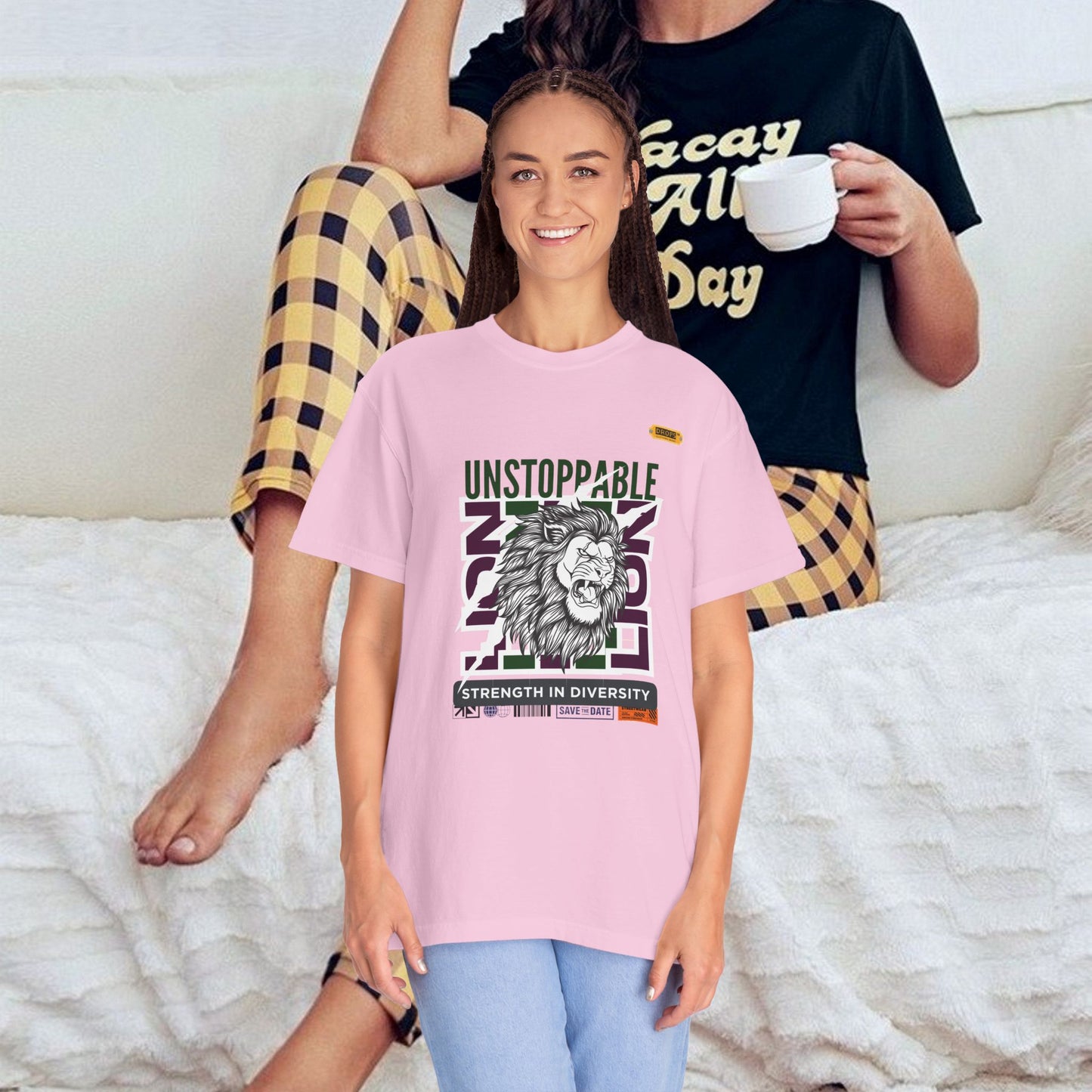 Unisex Garment-Dyed T-Shirt_ 26 June 2025_ Limited Edition Strength in Diversity by WesternWaves: