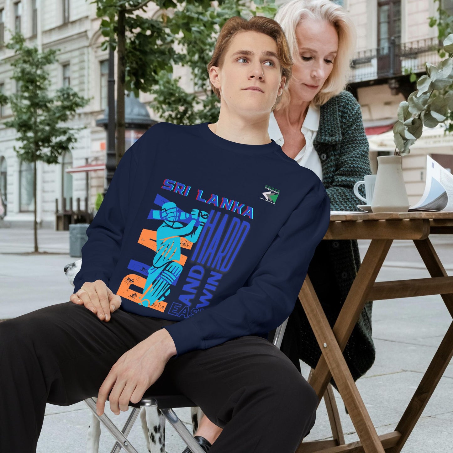 Unisex Garment-Dyed Sweatshirt_ N2 Series USGDSS PT2WW001_ Limited Edition Masterpiece of ‘ZeztZ’ Sports Brand Luxury & Casual Comfort by WesternWaves: