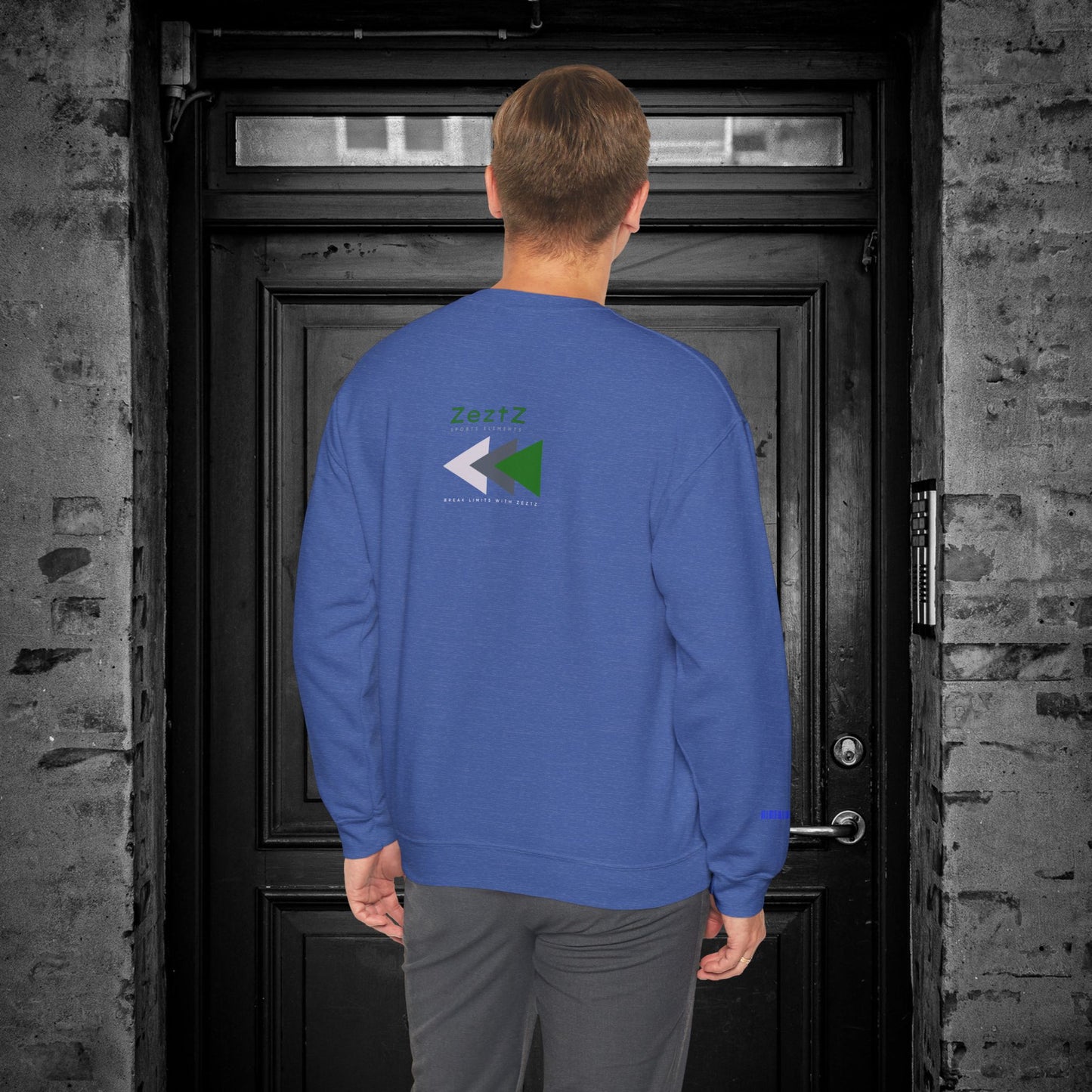 Unisex Heavy Blend™ Crewneck Sweatshirt_ N2+ Sports Series UHBCSS PT2WW009_ Limited Edition ‘Zeztz’ Brand Sports Elements by WesternWaves: