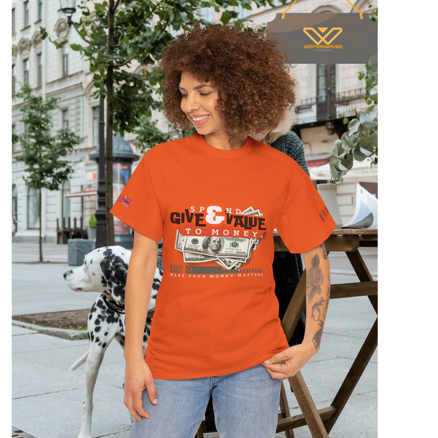 Unisex Heavy Cotton Tee_ Crafted from premium 100% cotton_ N3+ Series UHCT PT2WW013_ Limited Edition Maximum Comfort by WesternWaves: