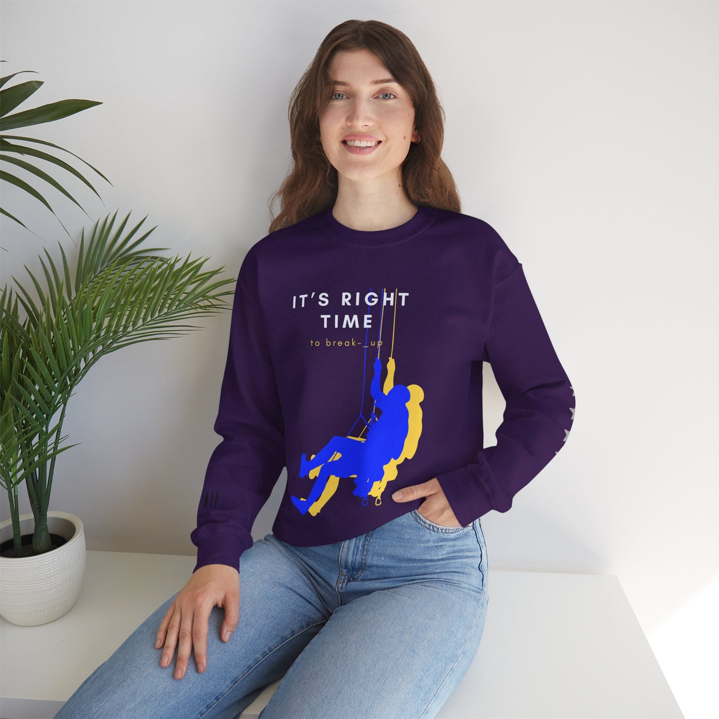 Unisex Heavy Blend™ Crewneck Sweatshirt_ N3+ Series UHBCSS PT2WW020_ Limited Edition by WesternWaves: