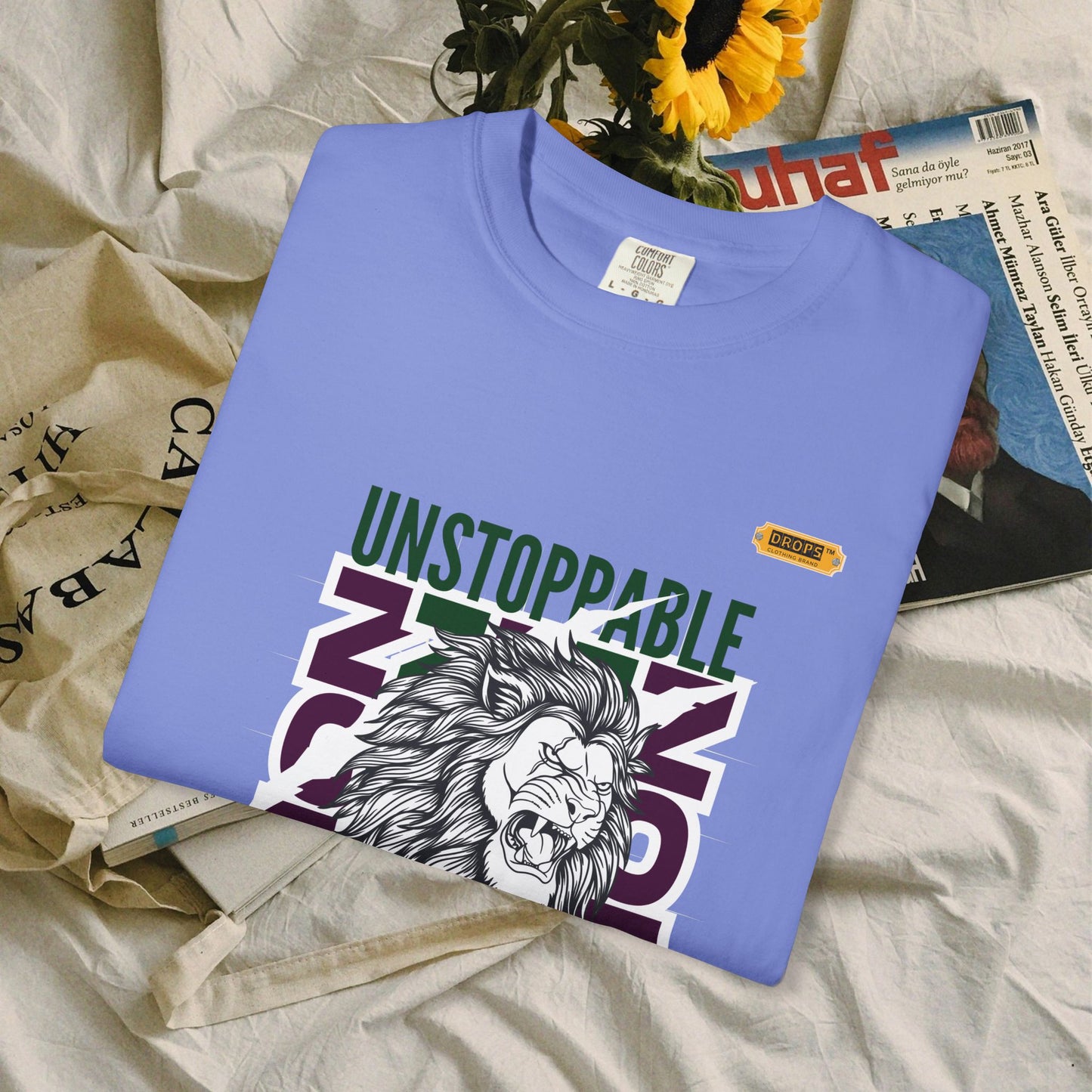 Unisex Garment-Dyed T-Shirt_ 26 June 2025_ Limited Edition Strength in Diversity by WesternWaves: