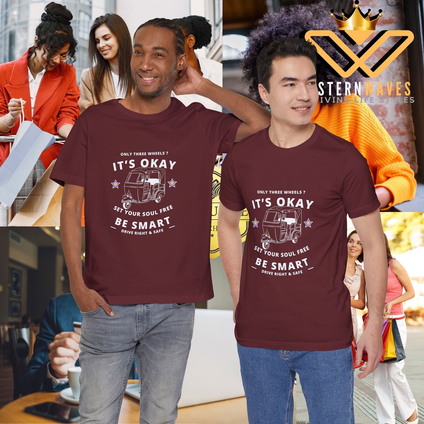 Unisex Jersey Short Sleeve Tee_ Signature Comfort Tee by SPW_ N2* Series PT2WW005_ Limited Edition Cherished Favorite by WesternWaves: