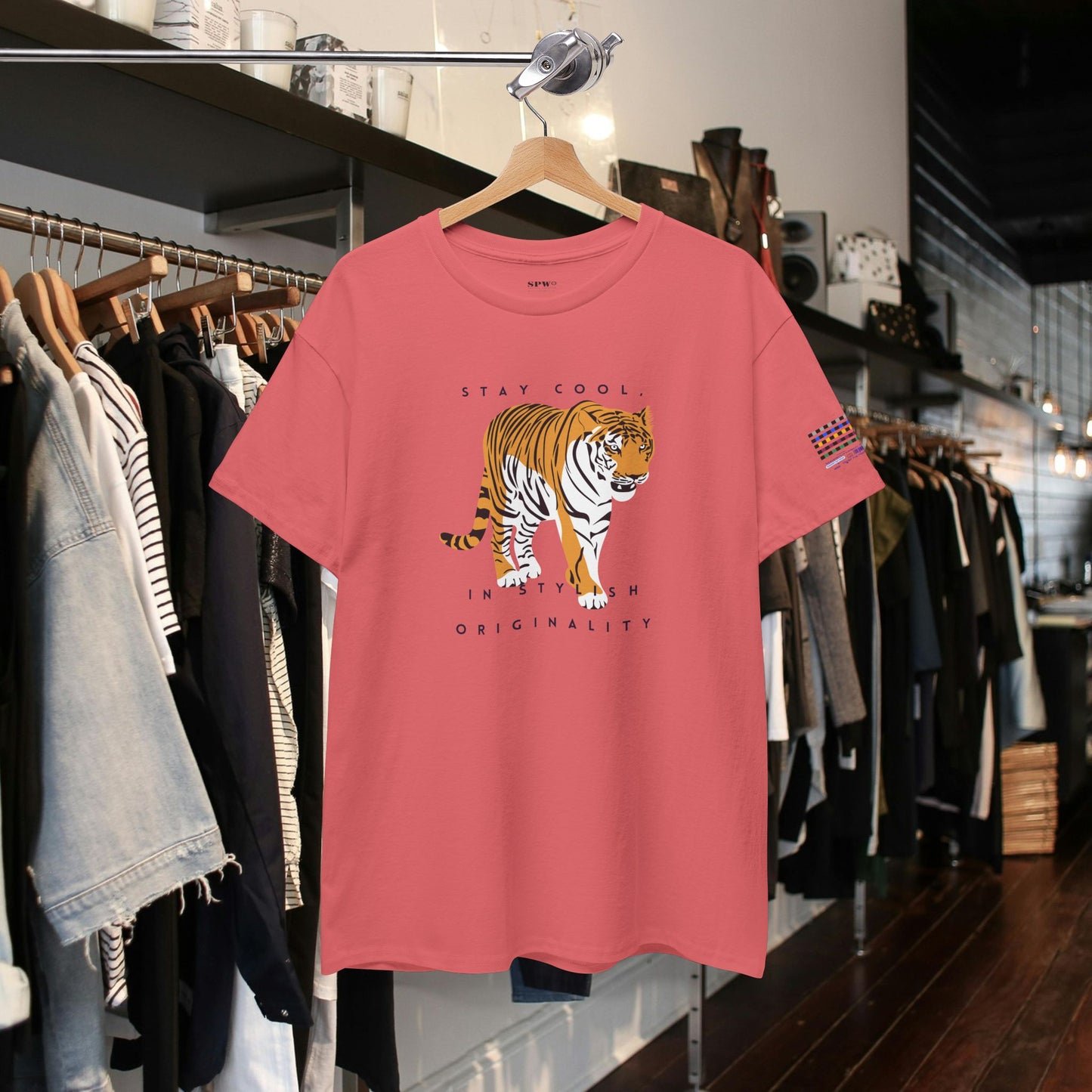 Unisex Heavy Cotton Tee_ Crafted from premium 100% cotton_ N+ Series UHCT PT2WV011_ Limited Edition by WesternWaves: