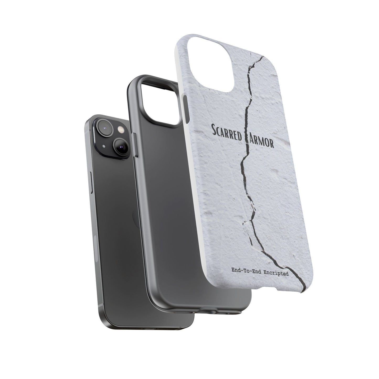 Tough iPhone Cases Phone Case_ Series N8+ TCPCASE PT2WW001_ Limited Edition Scarred Armor Design iPhone Cases by WesternWaves: