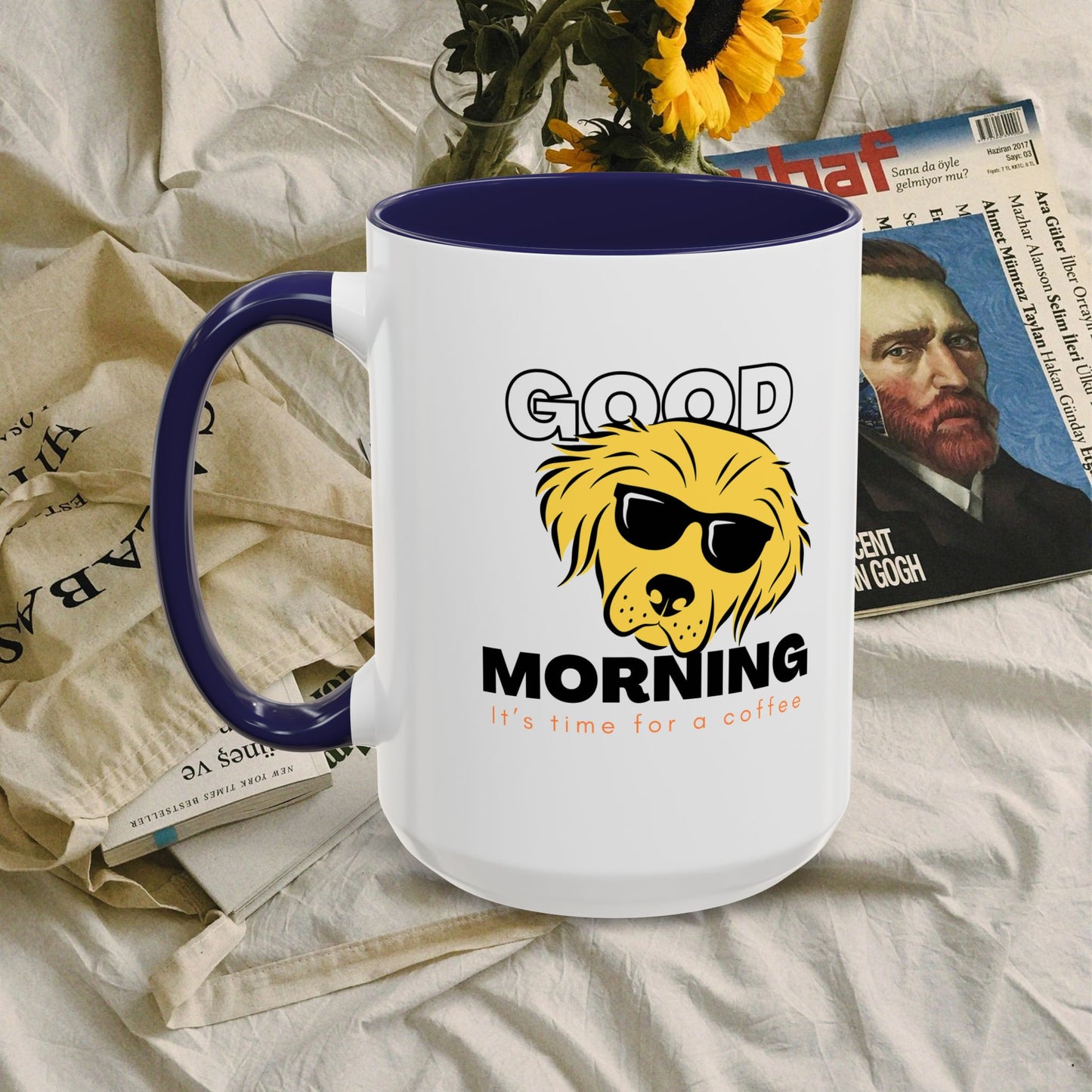 Accent Coffee Mug (11, 15oz)_ N+ Series ACMUG PT2WW012_ Limited Edition Mug by WesternWaves