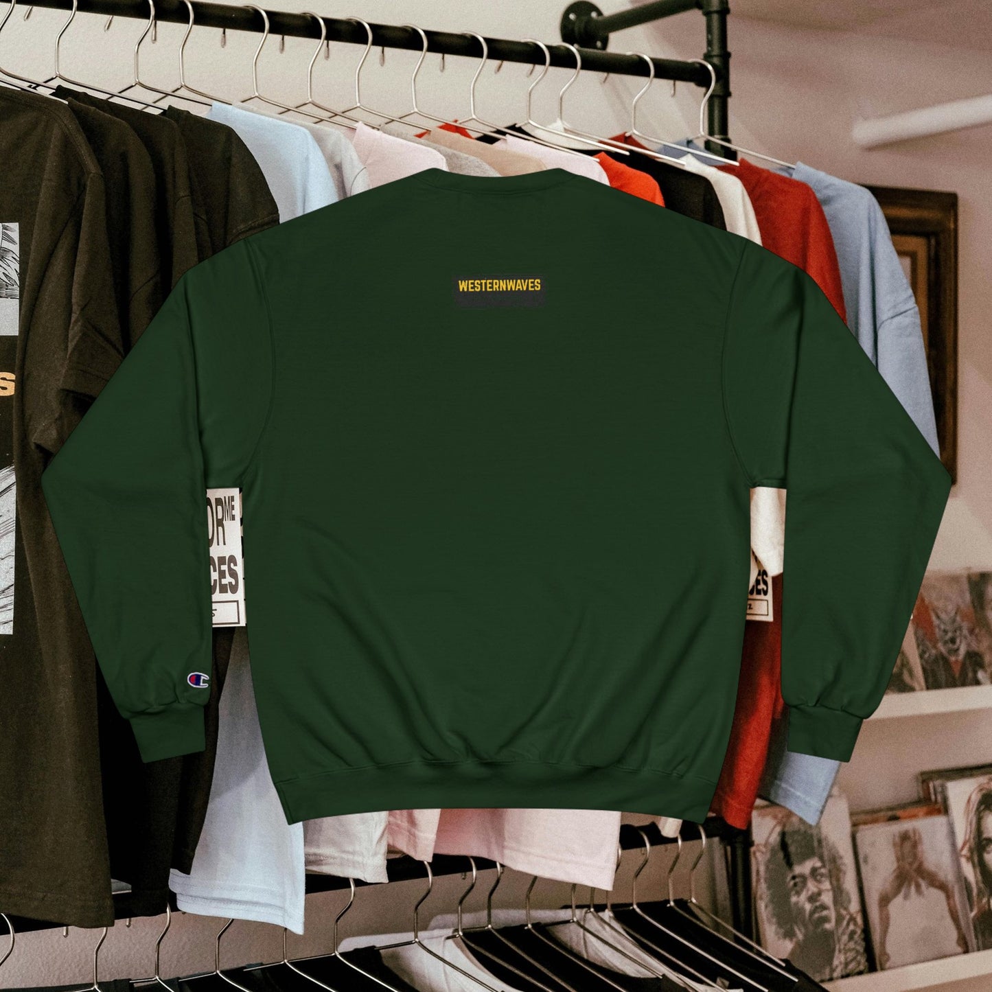 Champion Sweatshirt_ 28 June 2025_ Limited Edition Cozy Streetwear by WesternWaves: