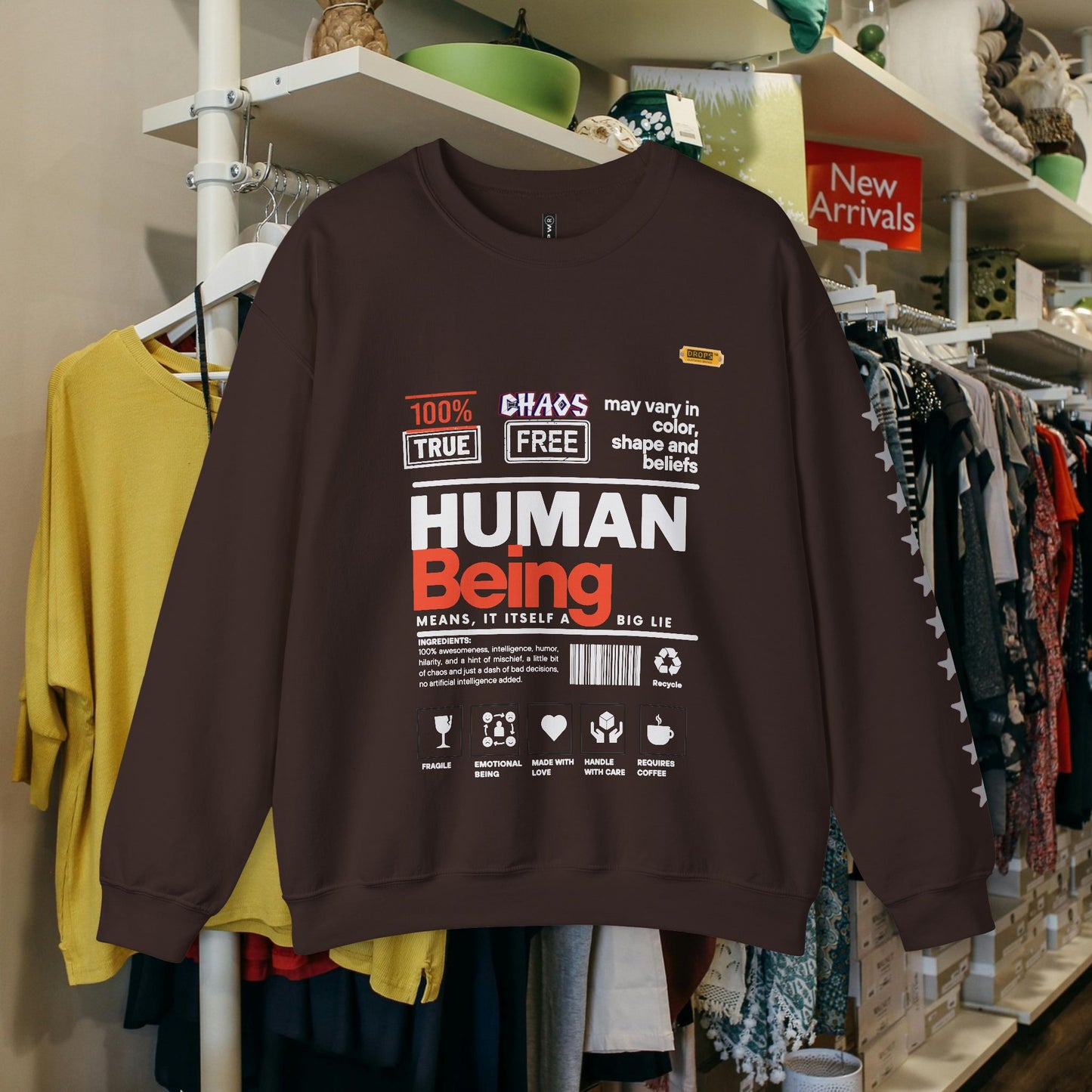 Unisex Heavy Blend™ Crewneck Sweatshirt_ N2 Series UHBCSS PT2WW019_ Limited Edition Pure Luxury By WesternWaves: