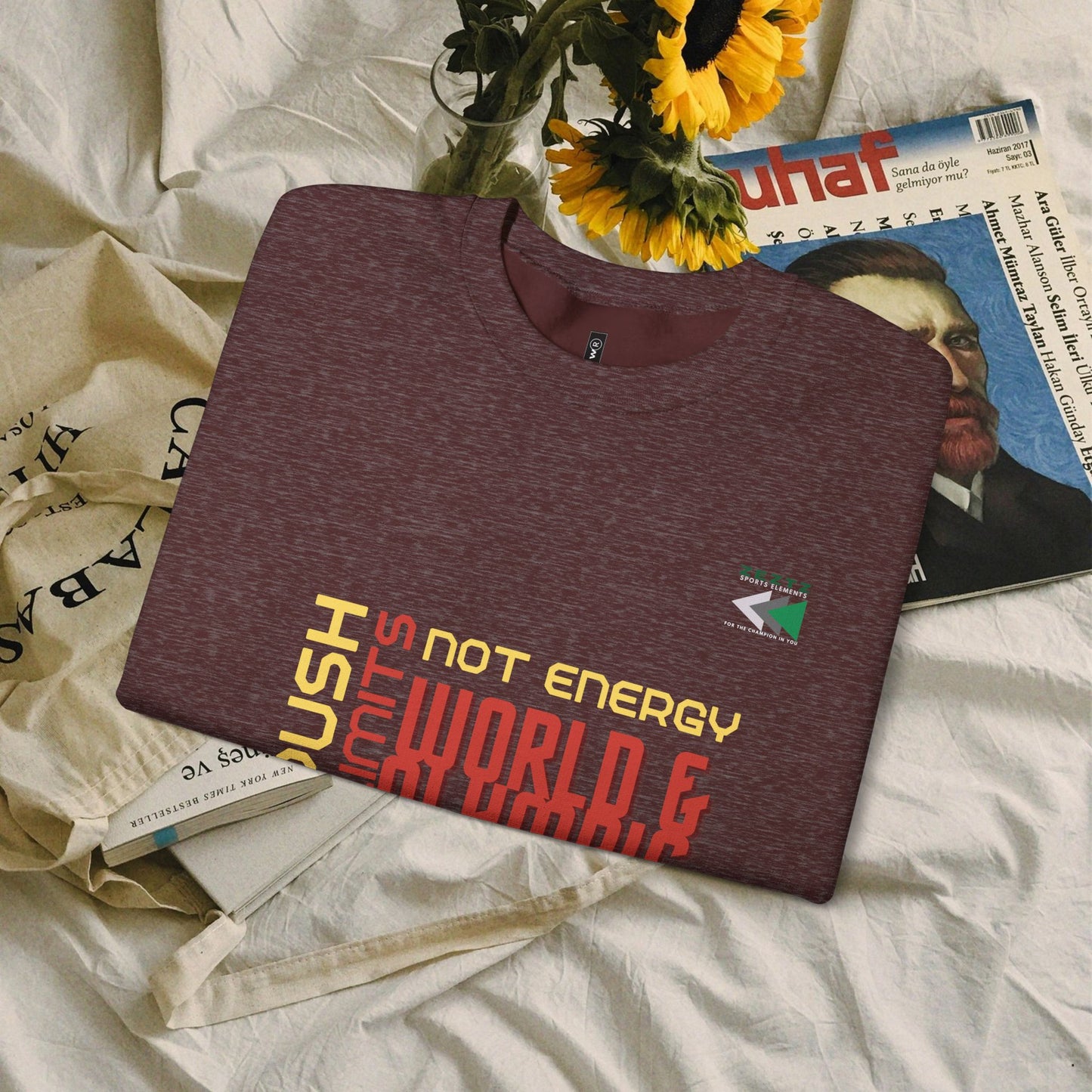 Unisex Heavy Blend™ Crewneck Sweatshirt_ N2 Sports Series UHBCSS PT2WW006_ Limited Edition ‘Zeztz’ Brand Sports Elements by WesternWaves: