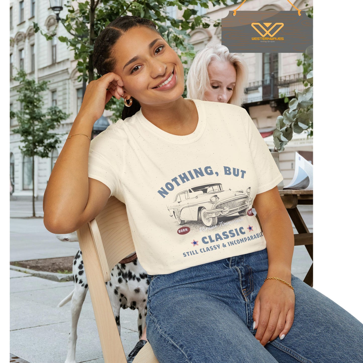 Unisex Softstyle T-Shirt_ N3+ USSTS FT2WW005_ Redefine Relaxation Limited Edition by WesternWaves: