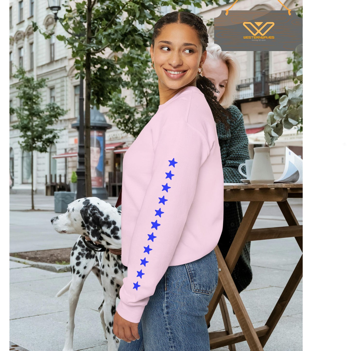 Unisex Heavy Blend™ Crewneck Sweatshirt_ N3+ Series UHBCSS PT2WW030_ Limited Edition Pure Luxury By WesternWaves: