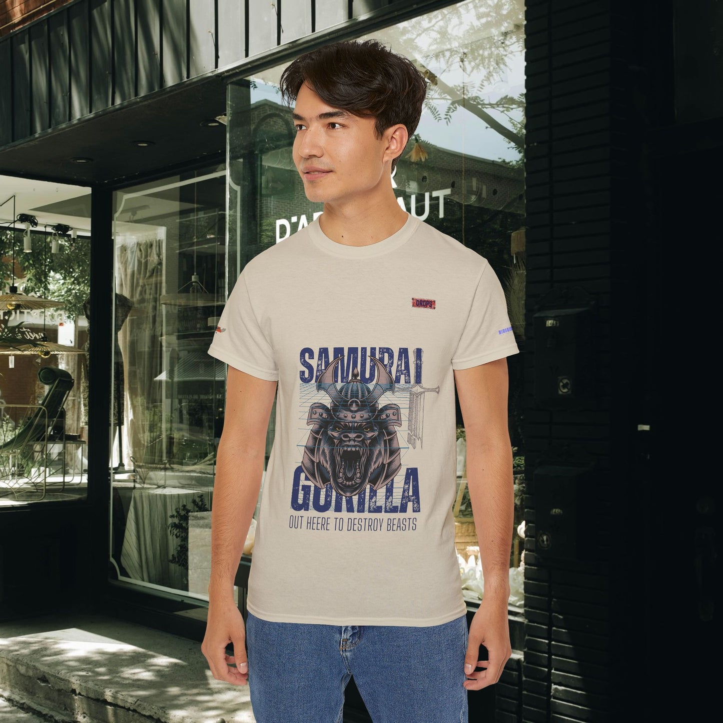 Unisex Ultra Cotton Tee_ Classic Comfort Unleashed_ N2 Series USUCTEE PT2WW004_ Limited Edition Maximum Comfort & Style by WesternWaves: