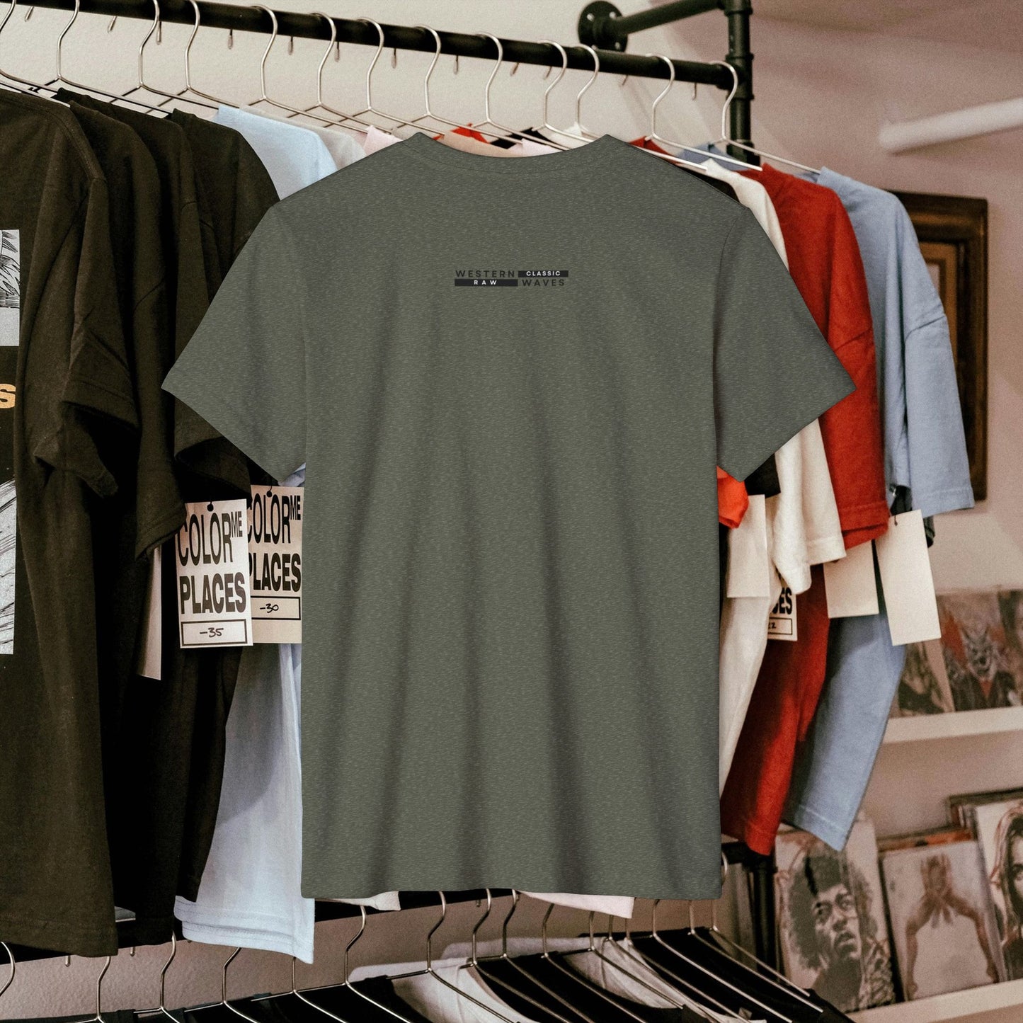 Eco-Friendly Unisex T-Shirt_ N7* Series ECOFUSTS PT2WW001_ Limited Edition Eco-Friendly T-Shirt by WesternWaves: