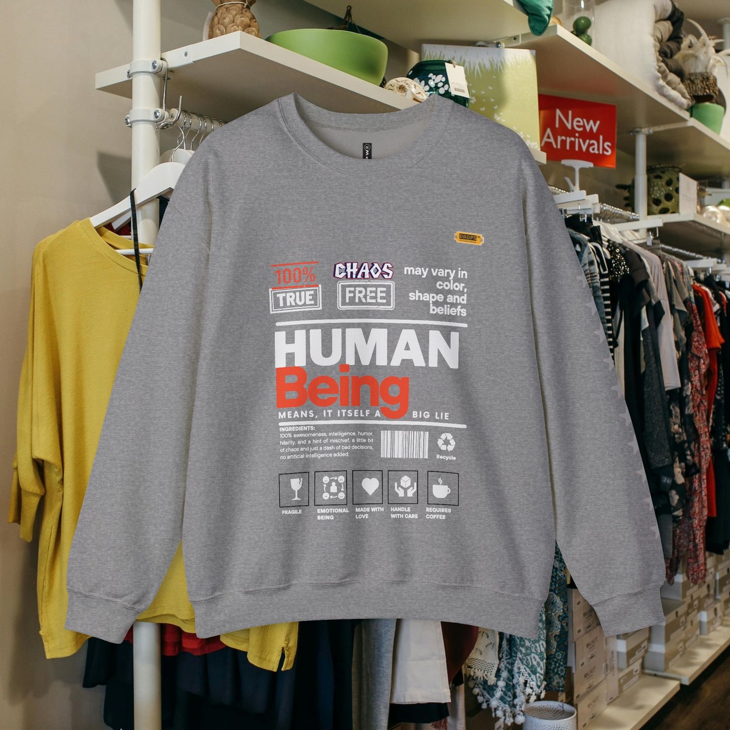 Unisex Heavy Blend™ Crewneck Sweatshirt_ N2 Series UHBCSS PT2WW019_ Limited Edition Pure Luxury By WesternWaves: