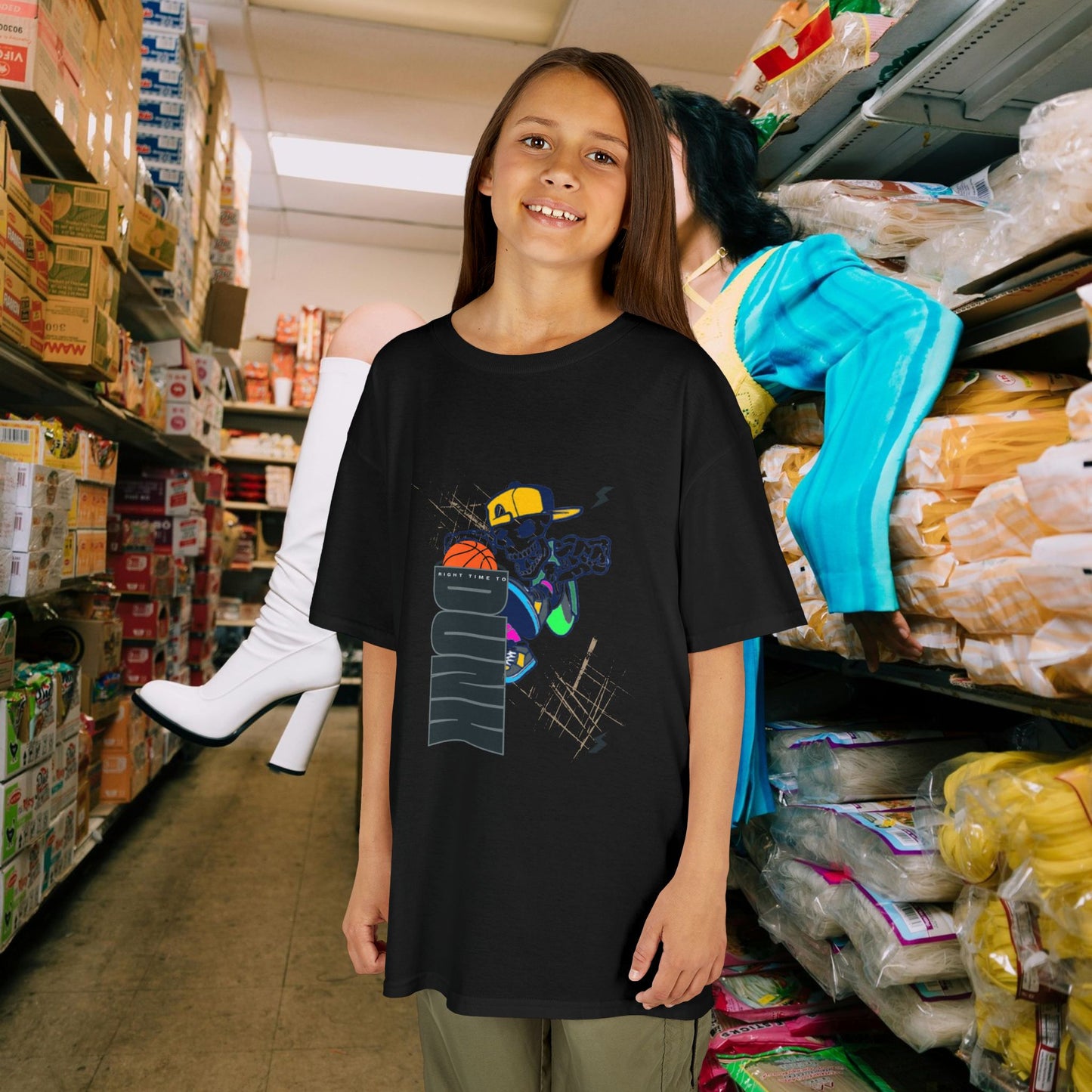 Kids Heavy Cotton™ Tee_ N2+ Series KHCT PT2WW008_ Limited Edition Durable Comfort for Every Adventure by WesternWaves: