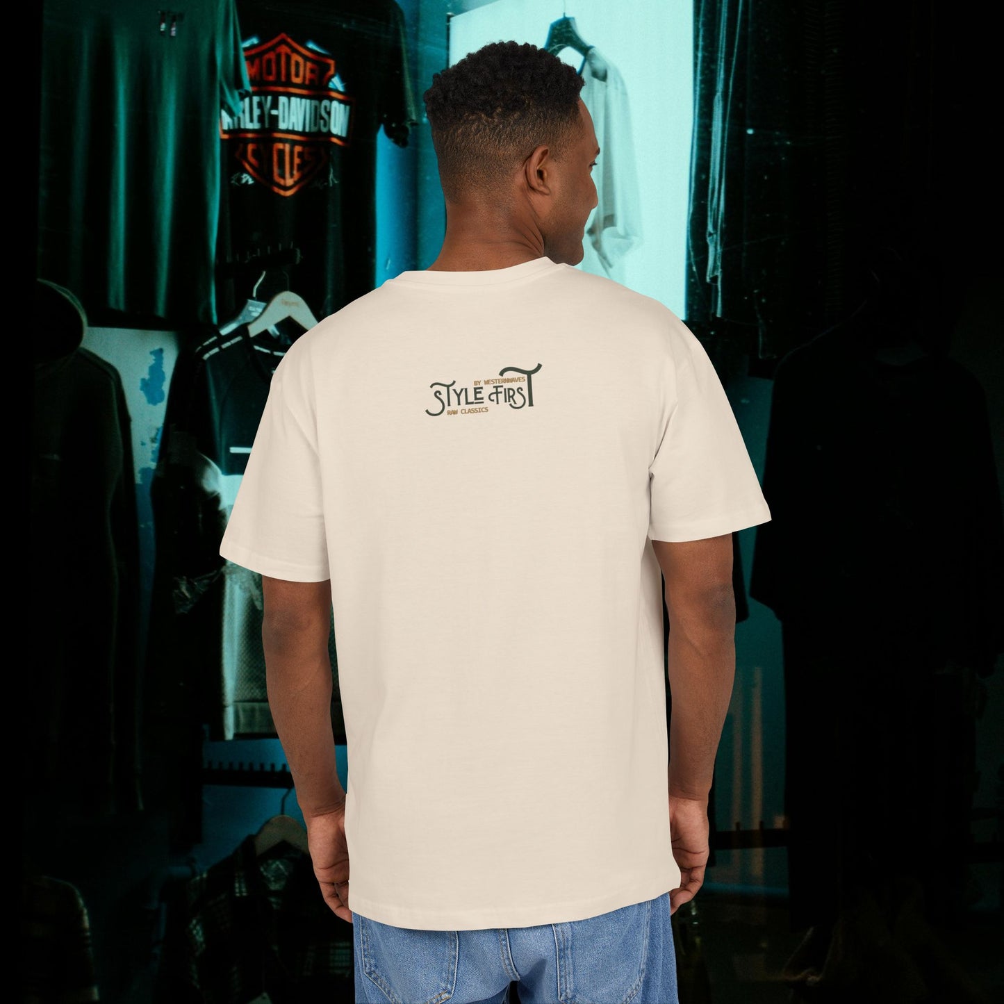 Unisex Heavy Oversize Tee_ N3+ Series USHBOZTEE Pt2WW001_ Limited Edition Oversized Tees by WesternWaves: