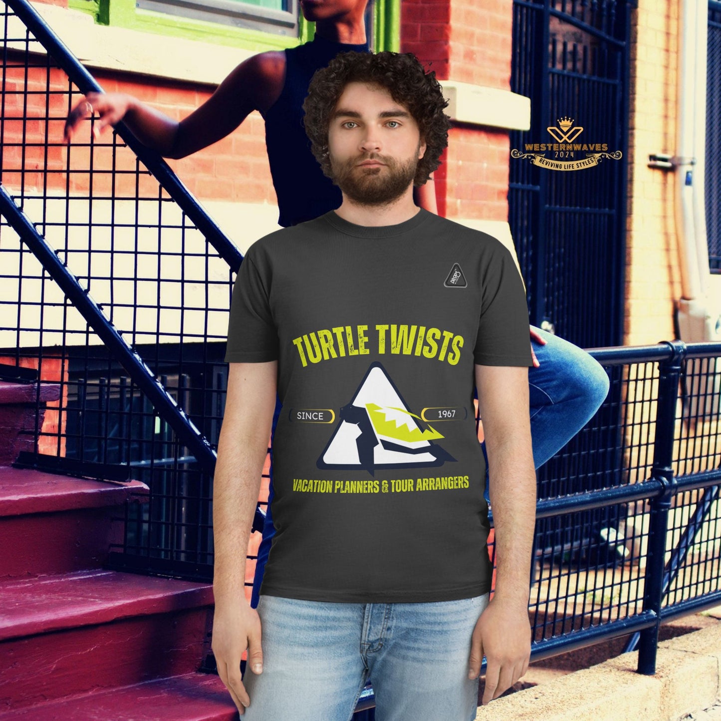 Unisex Faded T-Shirt - Turtle Twists Vacation Planners Graphic Tee_ 06 May 2025_ 001