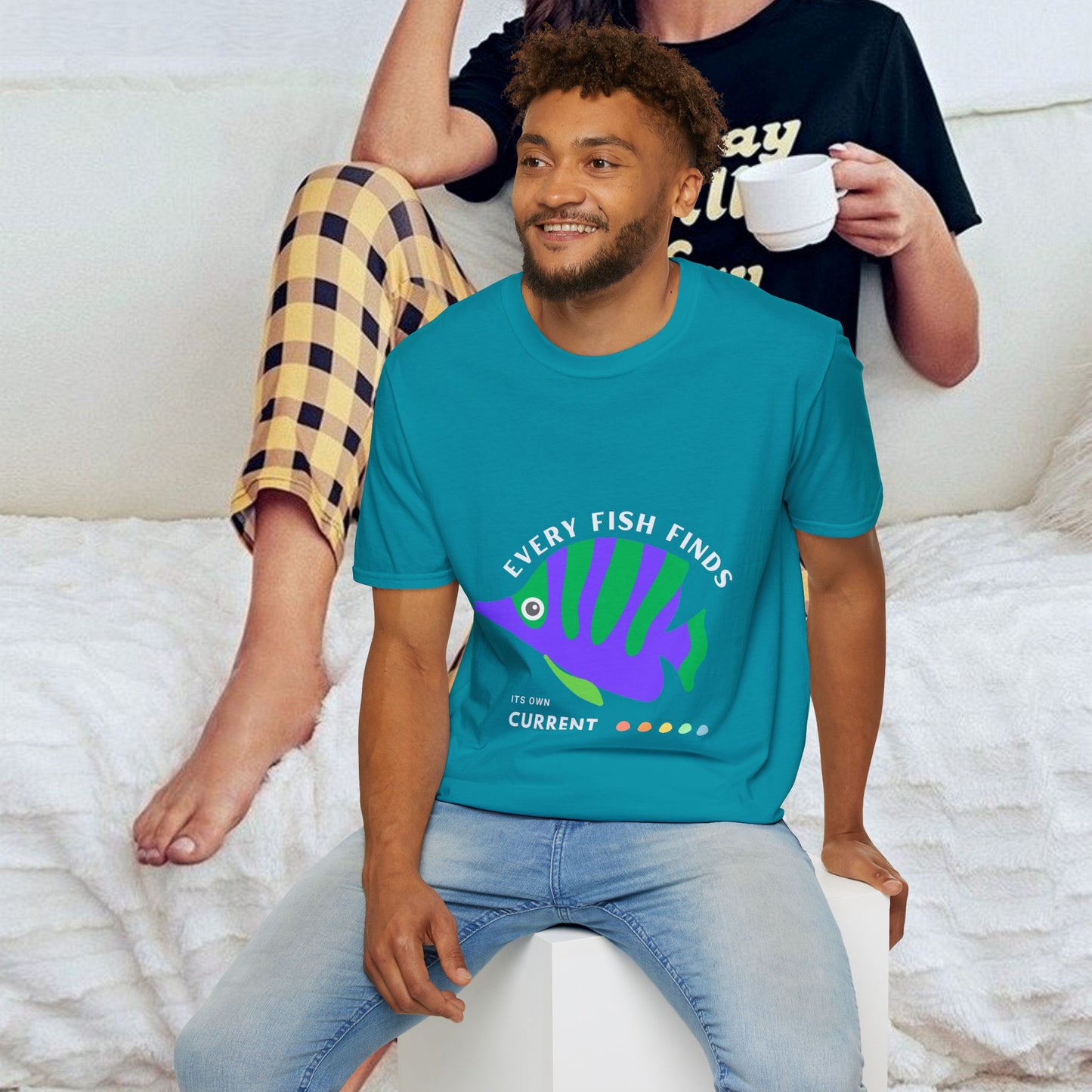 Unisex Softstyle T-Shirt_ N+ Series USSTS FT2WW010_ Limited Edition by WesternWaves: