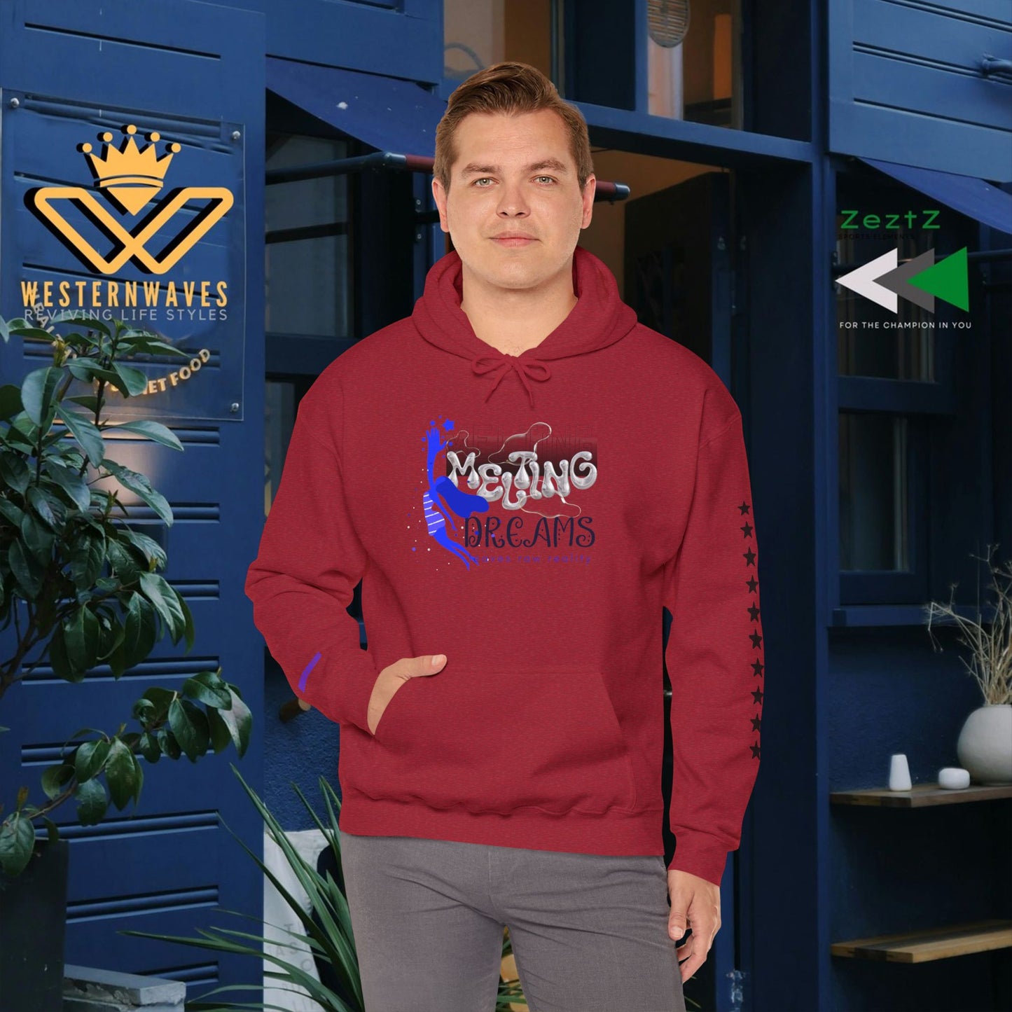 Unisex Heavy Blend™ Hooded Sweatshirt_ N3+ Series USHBHSS PT2WW006_ Limited Edition Pinnacle of Comfort & Style by WesternWaves: