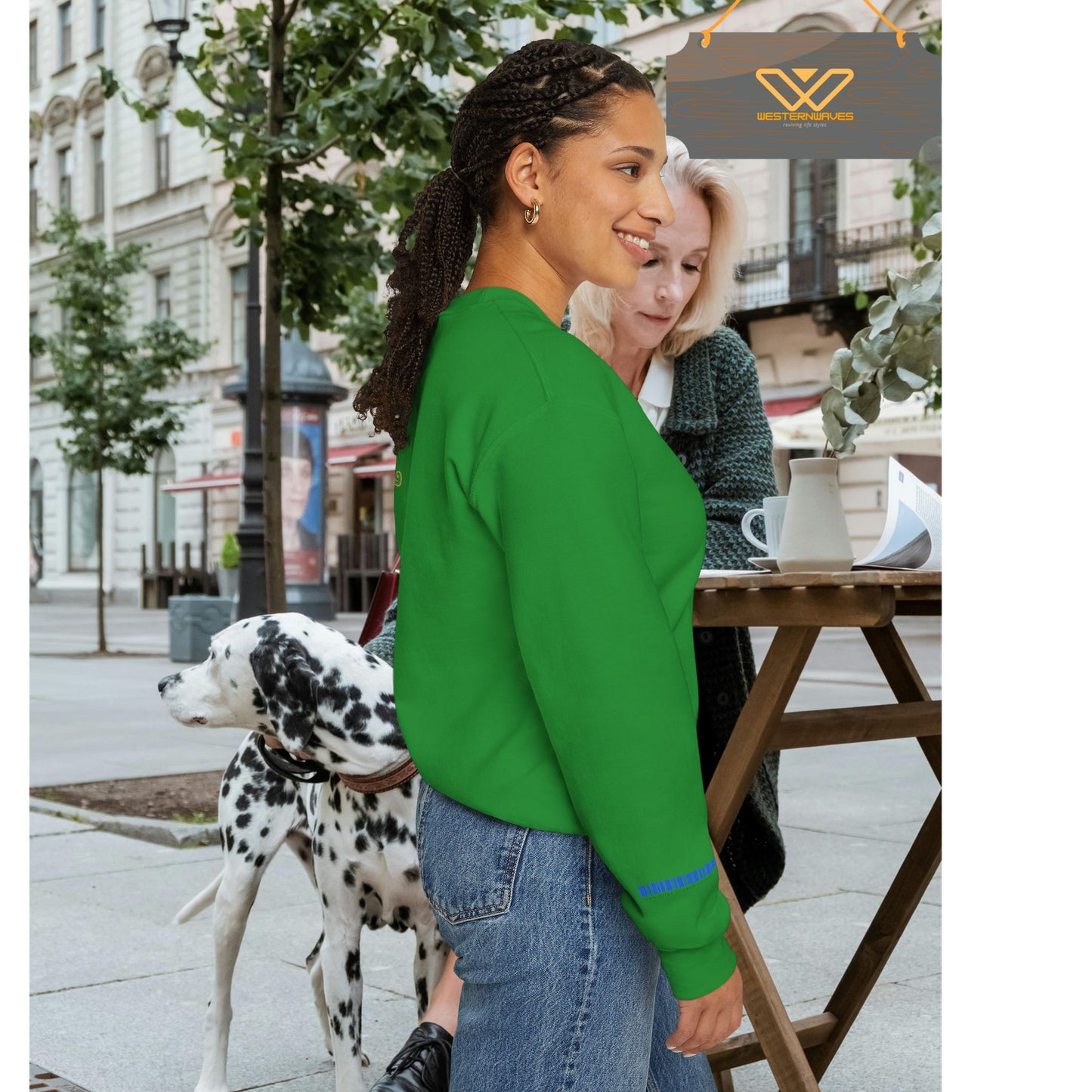 Unisex Heavy Blend™ Crewneck Sweatshirt_ N3+ Series UHBCSS PT2WW005_ Limited Edition Pure Luxury By WesternWaves: