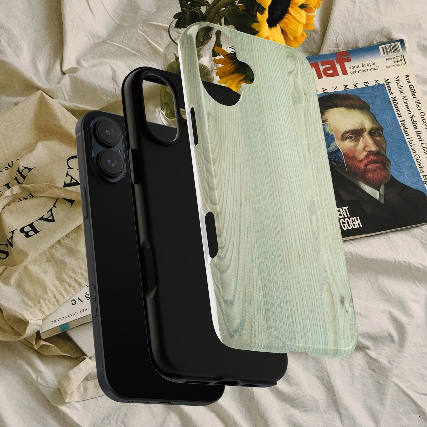 Tough Cases_ iPhone Case_ Series N8+ TCPCASE PT2WW005_ Limited Edition Wooden Grain Phone Case for iPhones by WesternWaves_