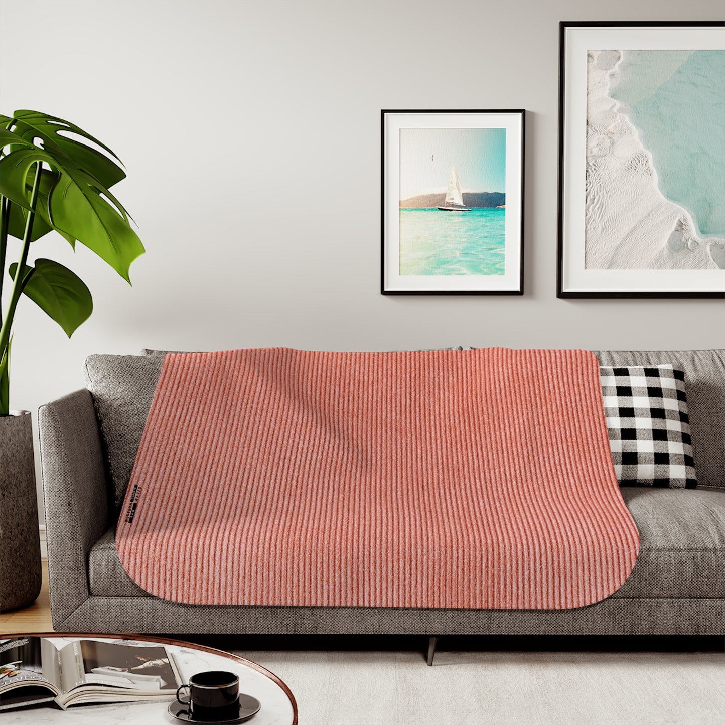 Sherpa Blankets (Two Colors)_ N2 Series SBI2C PT2WW003_ Limited Edition Customizable Design by WesternWaves: