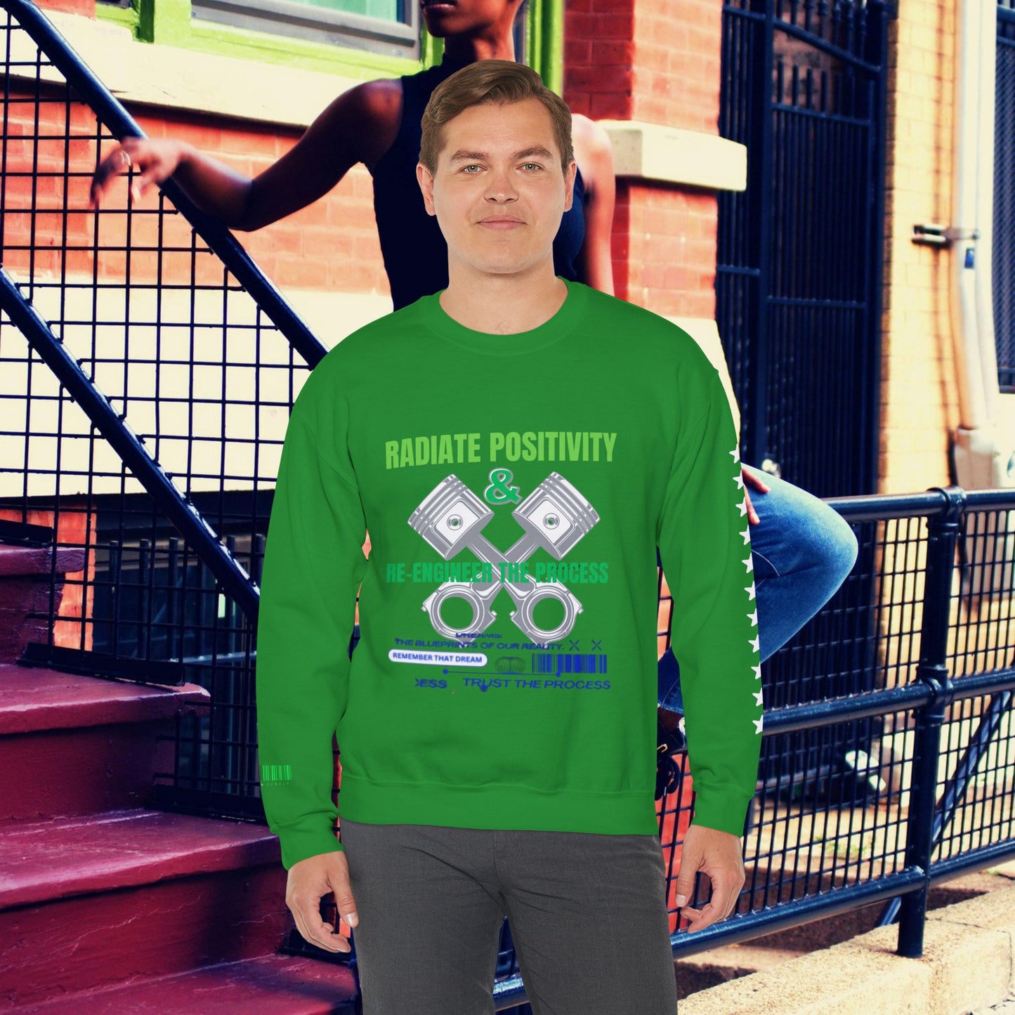 Unisex Heavy Blend™ Crewneck Sweatshirt_ N3+ Series UHBCSS PT2WW006_ Limited Edition Pure Luxury By WesternWaves: