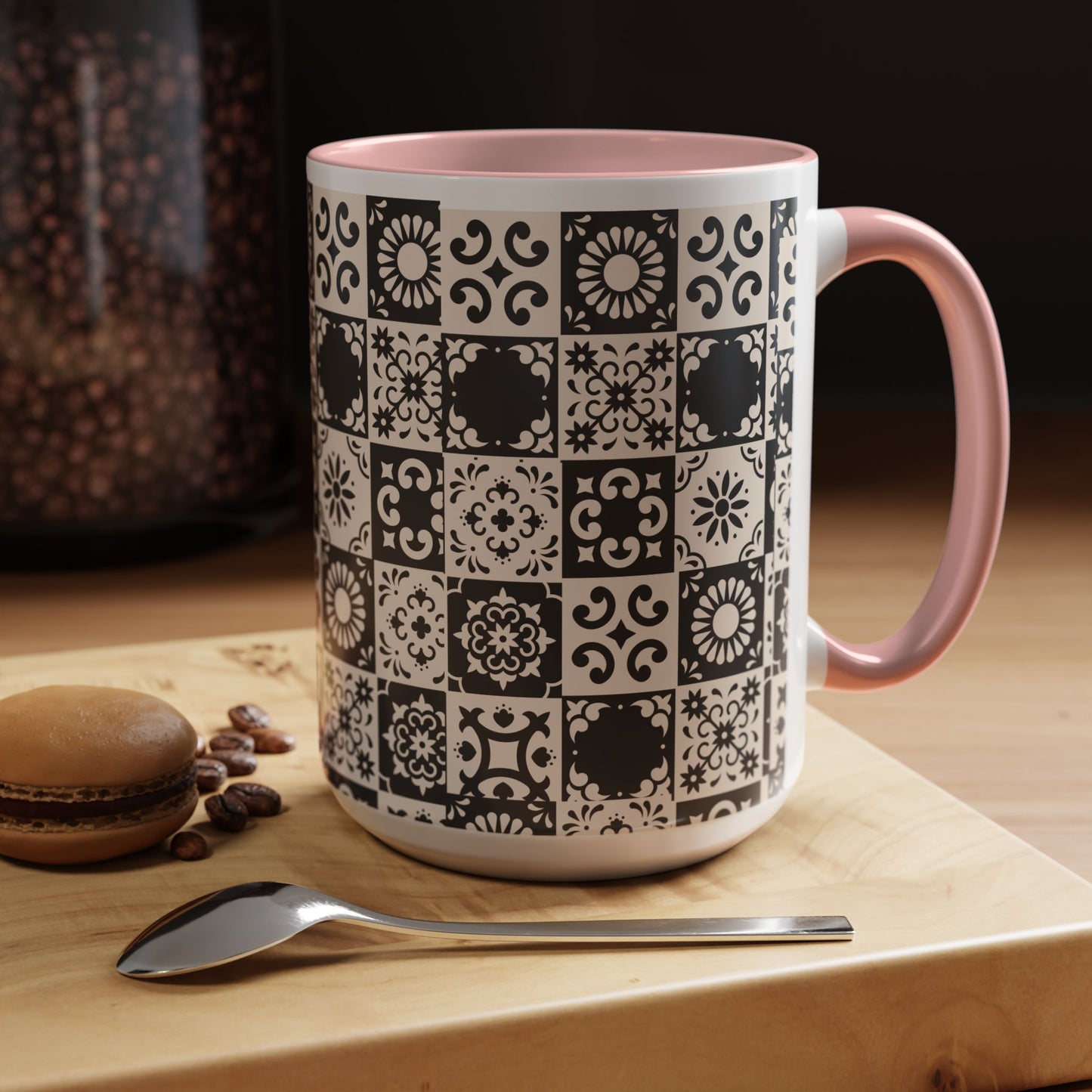 Accent Coffee Mug (11, 15oz)_ N+ Series ACMUG PT2WW004_ Limited Edition Mug by WesternWaves