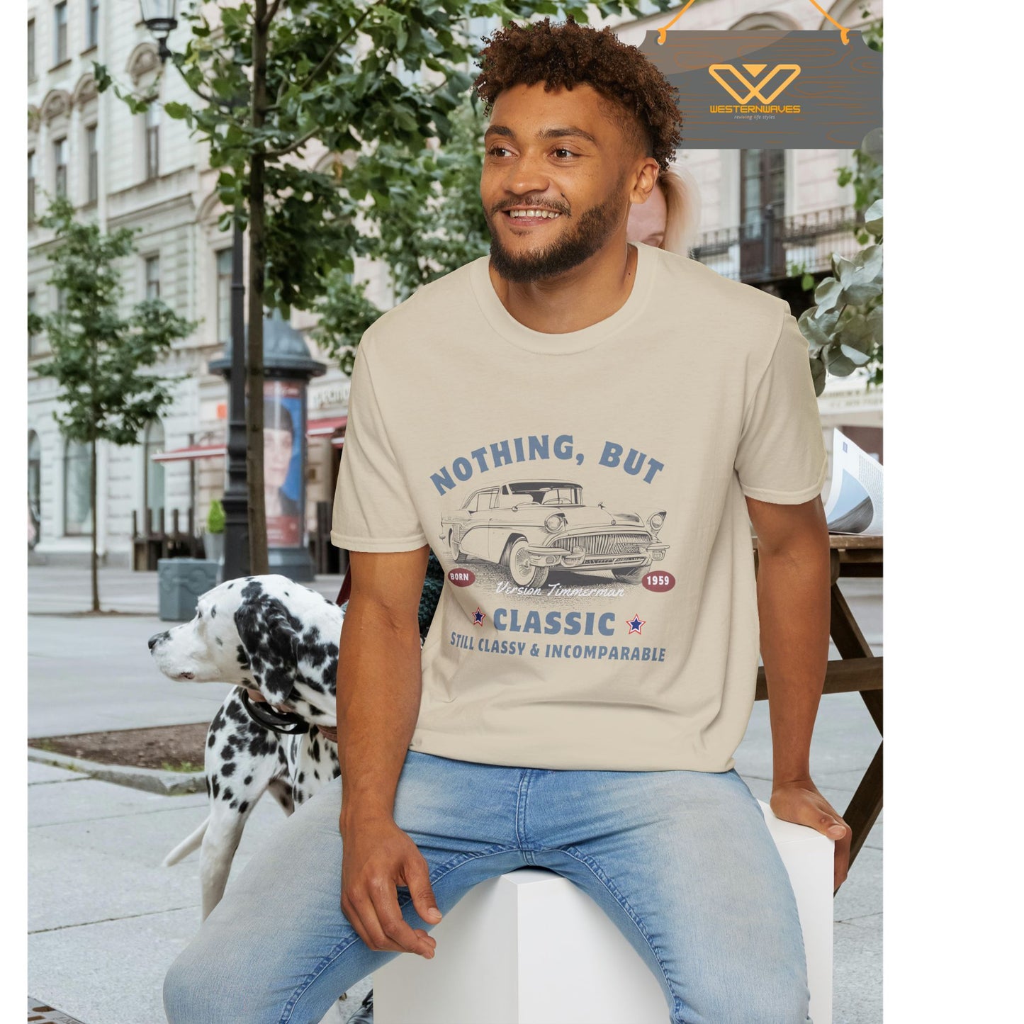 Unisex Softstyle T-Shirt_ N3+ USSTS FT2WW005_ Redefine Relaxation Limited Edition by WesternWaves: