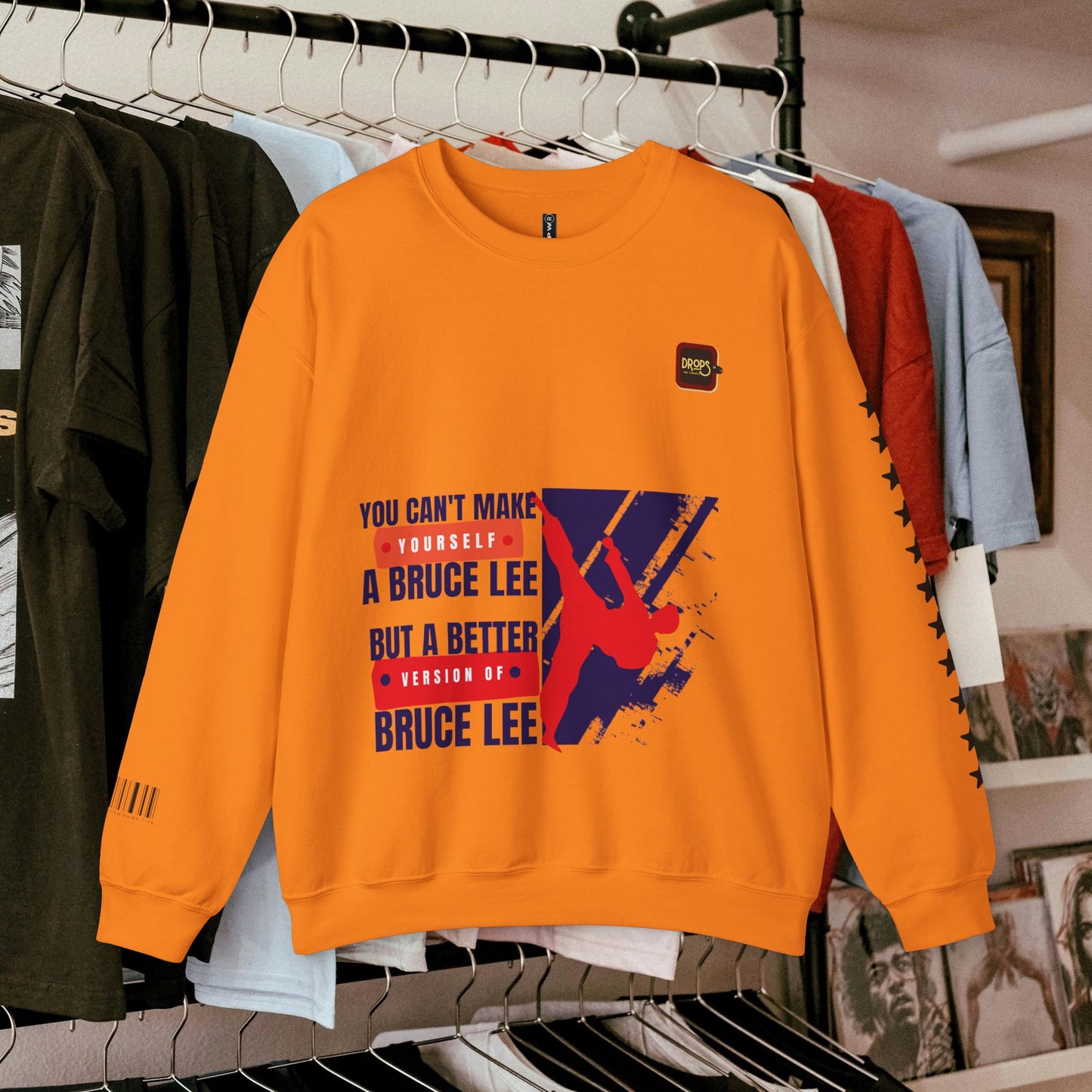 Unisex Heavy Blend™ Crewneck Sweatshirt_ N2 Sports Series UHBCSS PT2WW010_ Limited Edition ‘Zeztz’ Brand Sports Elements by WesternWaves: