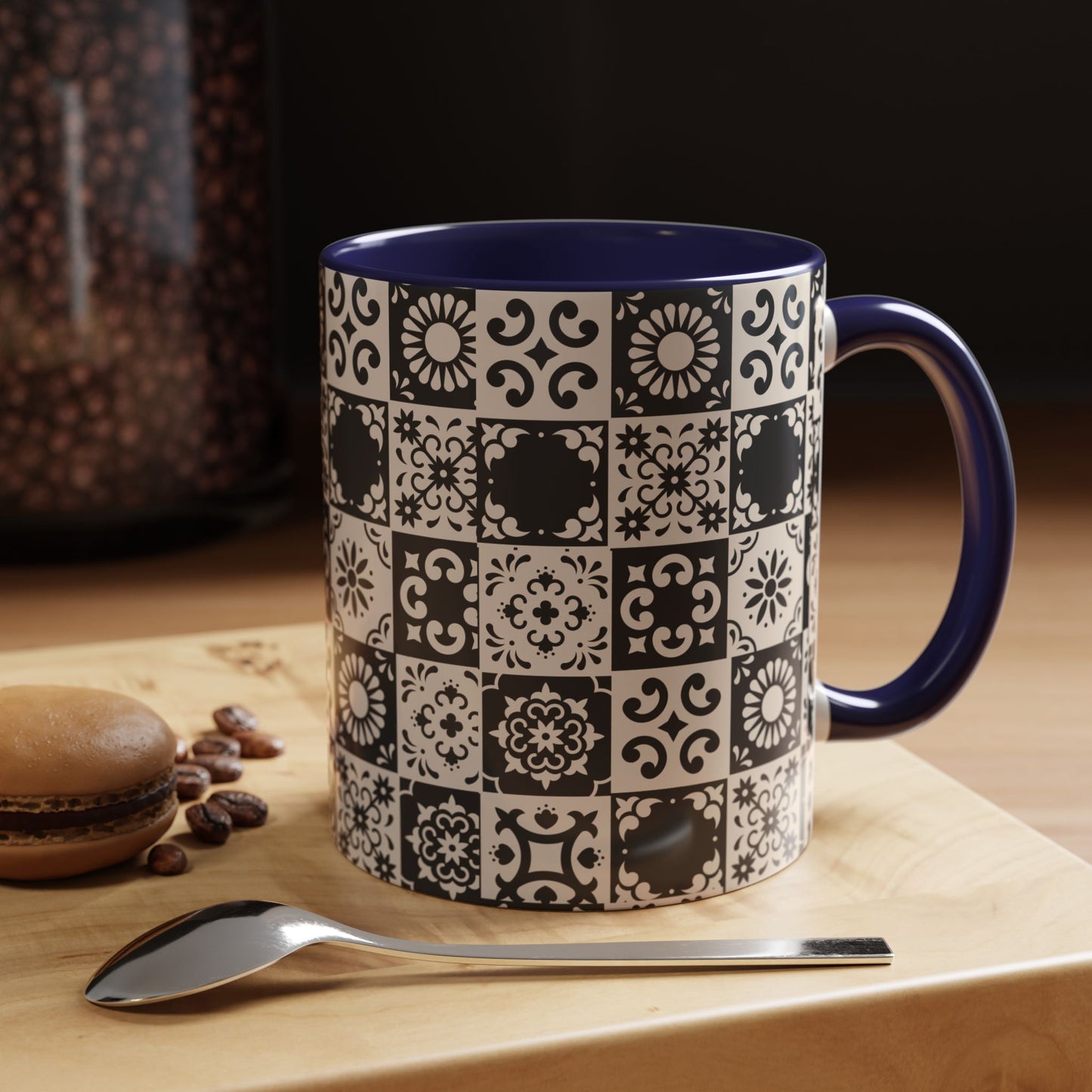 Accent Coffee Mug (11, 15oz)_ N+ Series ACMUG PT2WW004_ Limited Edition Mug by WesternWaves
