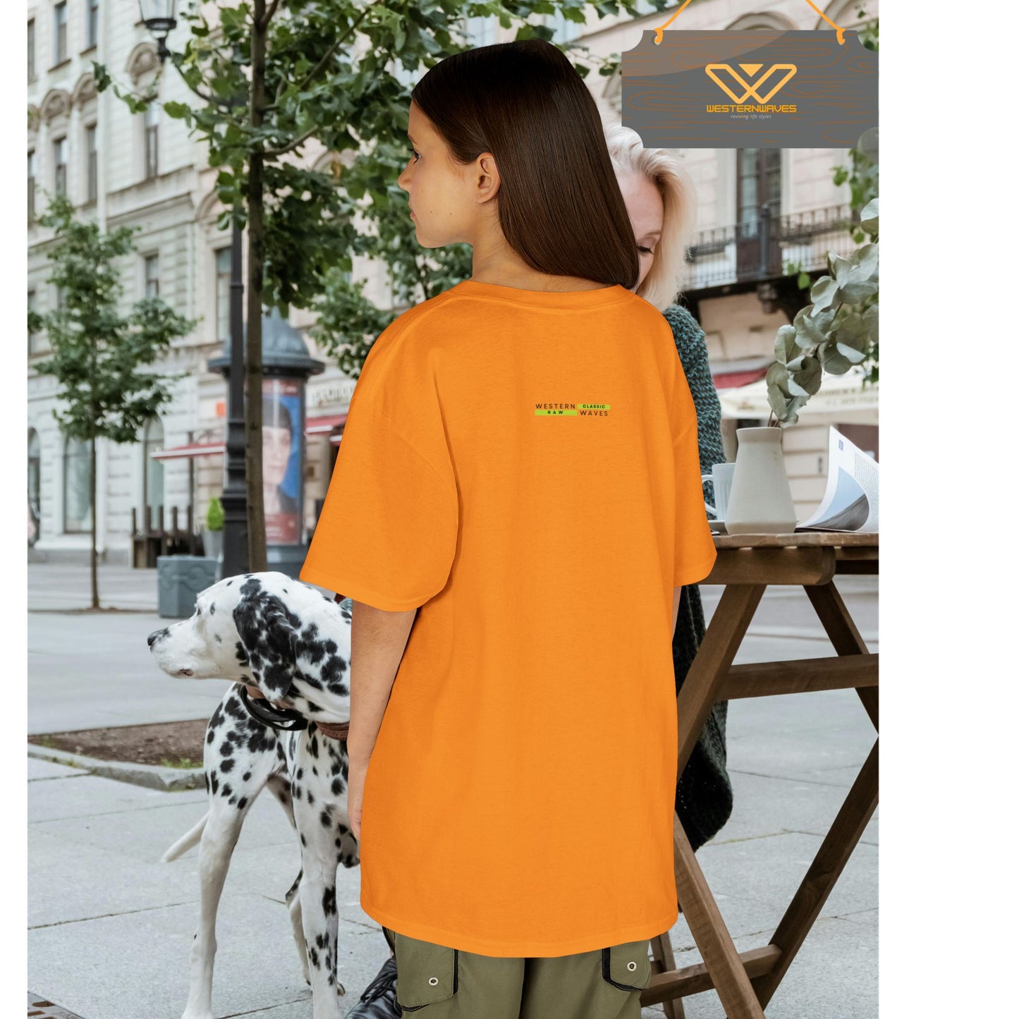 Kids Heavy Cotton™ Tee_ N2+ Series KHCT PT2WW008_ Limited Edition Durable Comfort for Every Adventure by WesternWaves:
