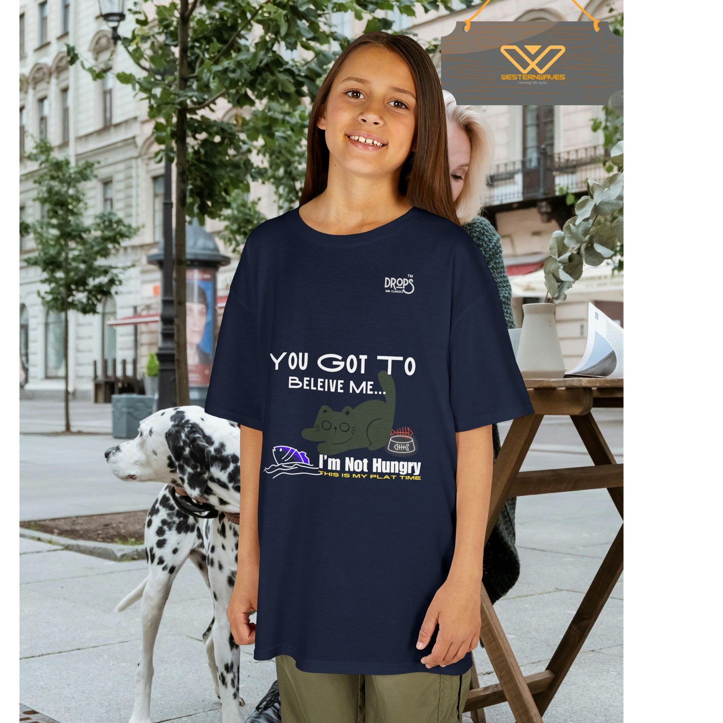 Kids Heavy Cotton™ Tee_ N2 Series KHCT PT2WW0011_ Limited Edition Durable Comfort for Every Adventure by WesternWaves: