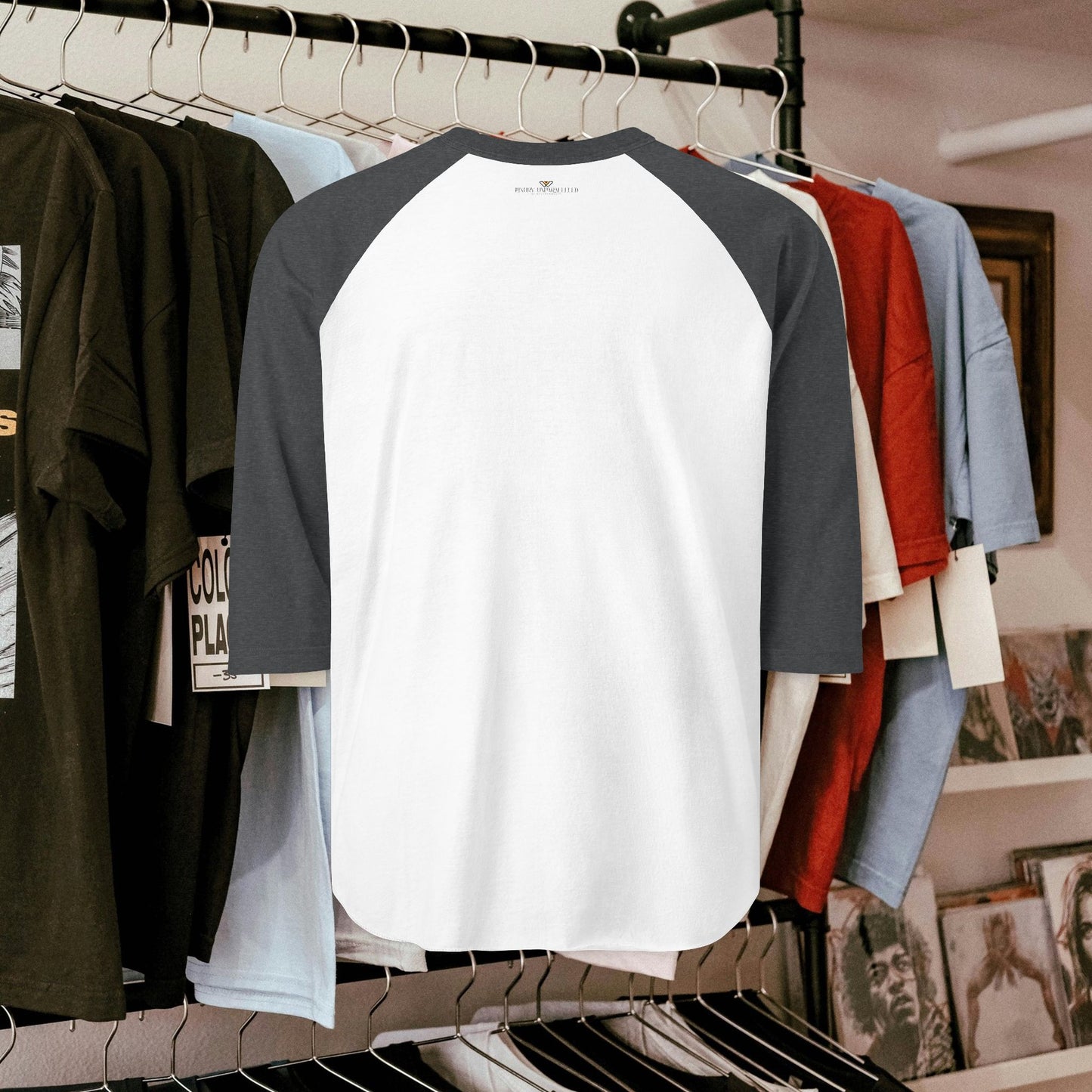 Beat the Beast Unisex Raglan Shirt - Retro Style, Perfect for Music Lovers and Casual Wear_ 19 April 2025_ 004